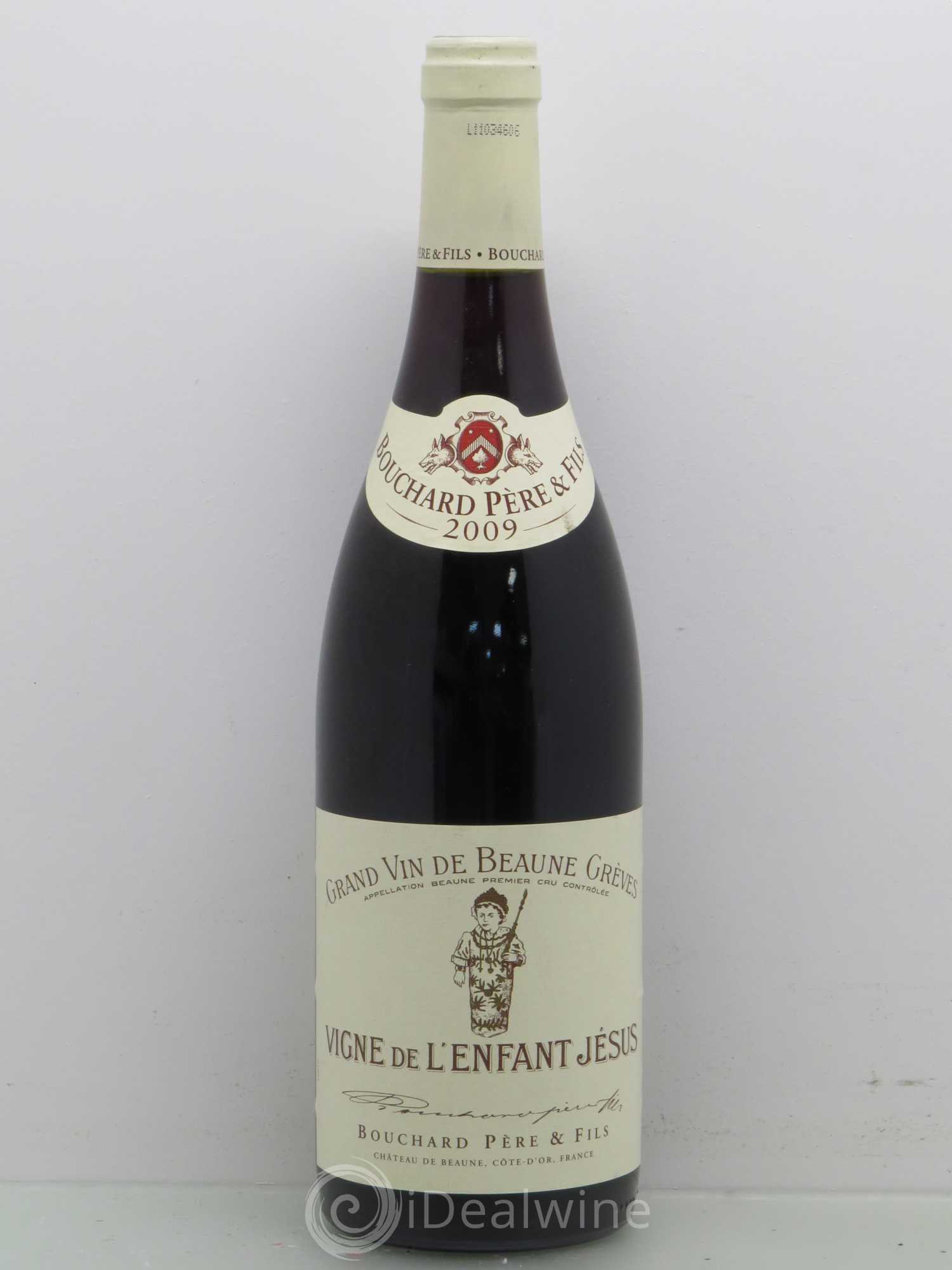 Beaune 1er Cru Grèves - Vigne de l'Enfant Jésus Bouchard Père & Fils 2009 - Lot de 1 bouteille - 0