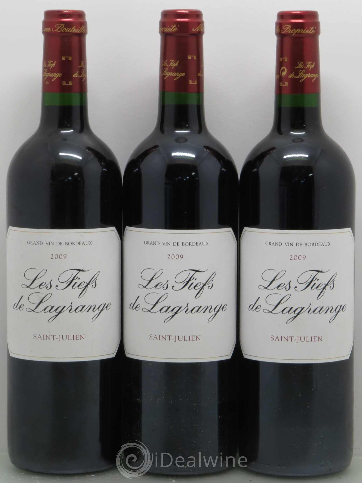 Les Fiefs de Lagrange Second Vin 2009 - Lot de 3 bouteilles - 0