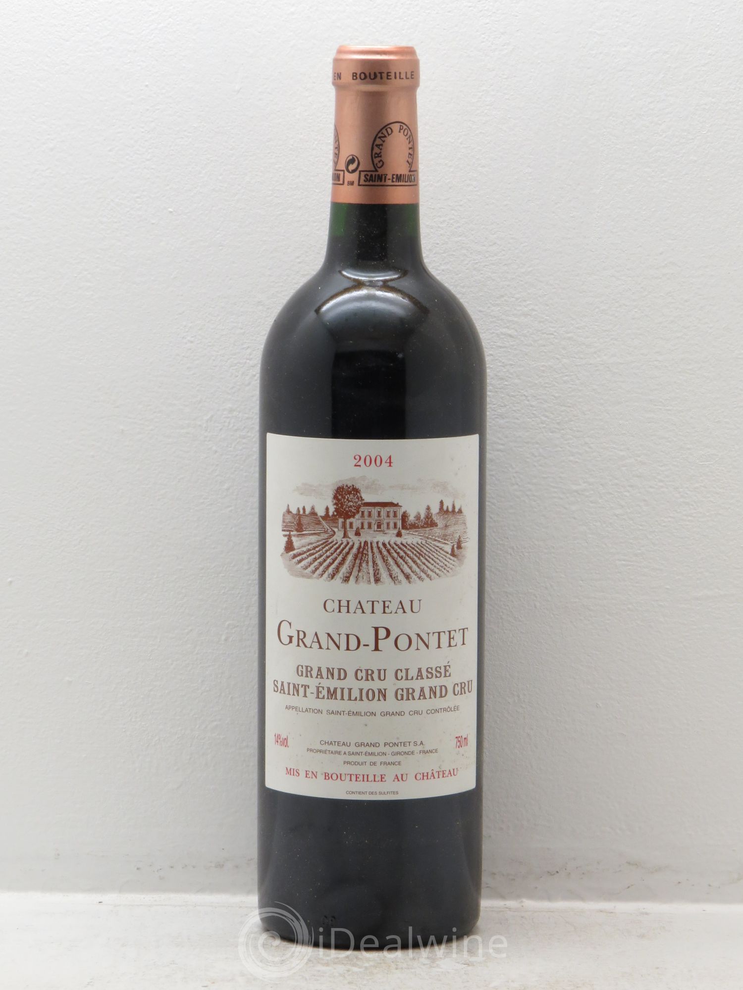 Château Grand Pontet Grand Cru Classé 2004 - Lot de 1 bouteille - 0
