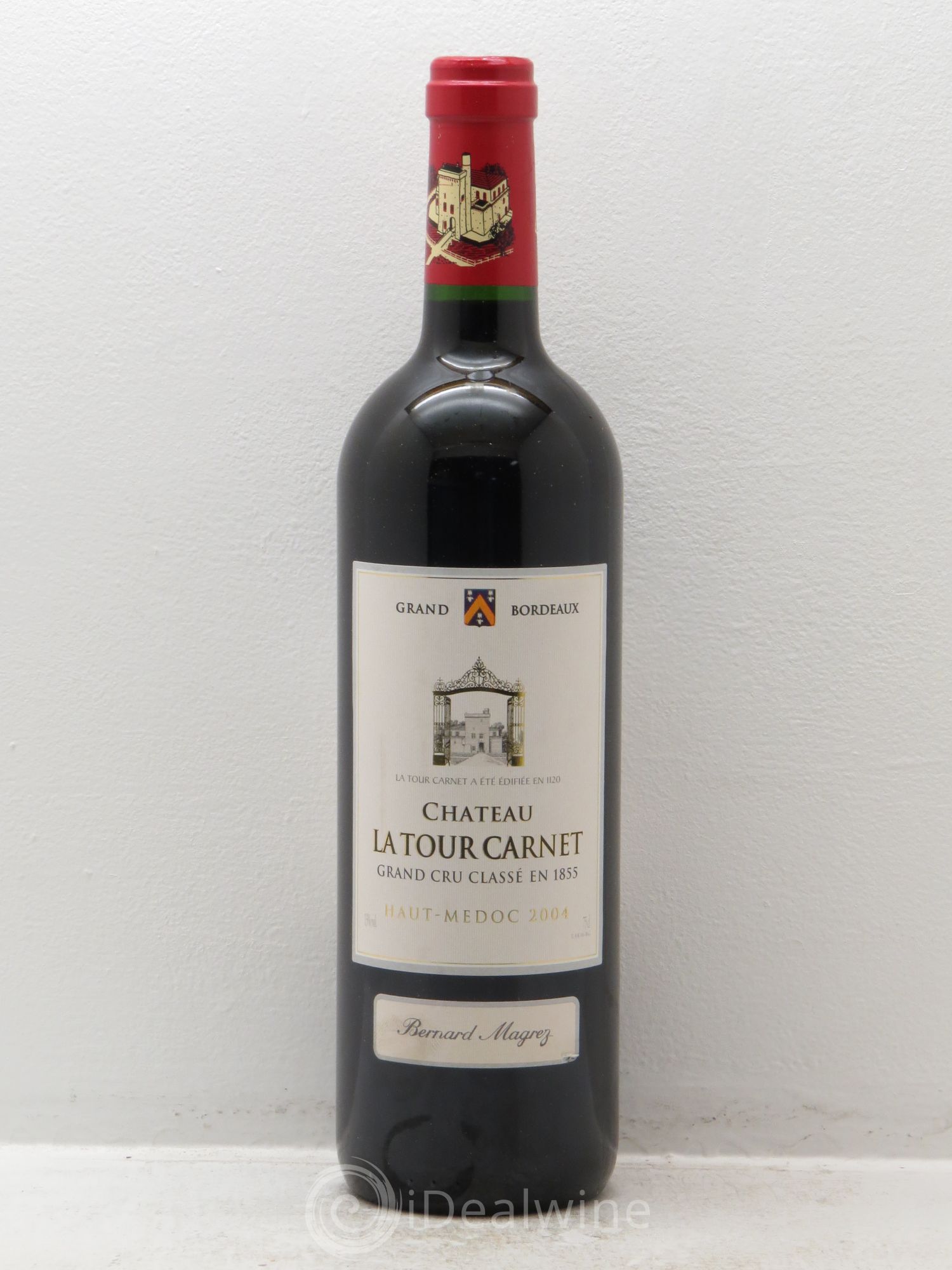 Château la Tour Carnet 4ème Grand Cru Classé 2004 - Lot de 1 bouteille - 0
