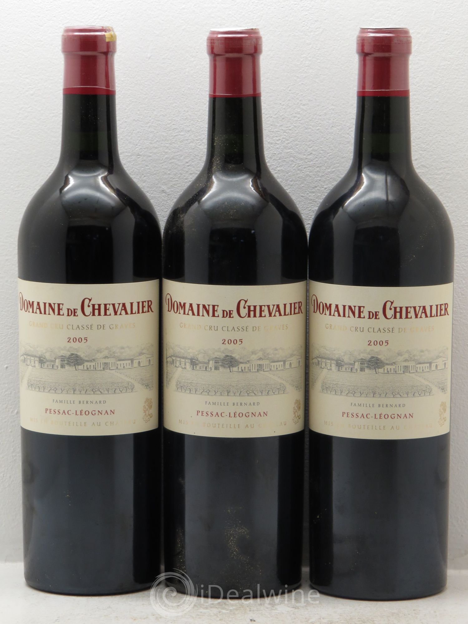 Domaine de Chevalier Cru Classé de Graves 2005 - Lot de 3 bouteilles - 0