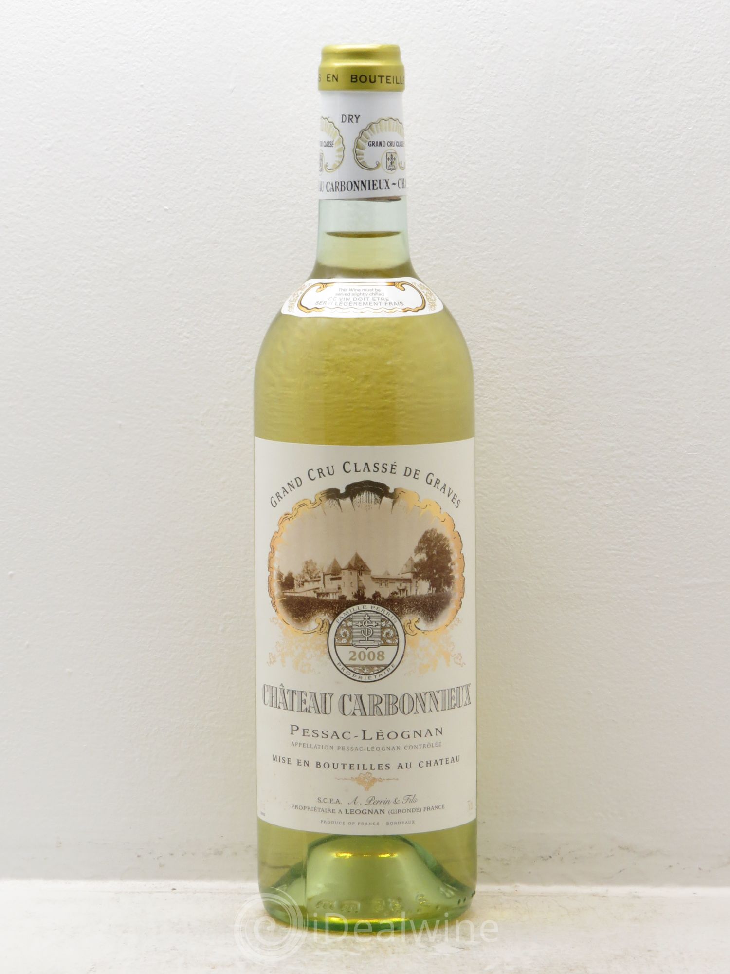 Château Carbonnieux Cru Classé de Graves 2008 - Lot de 1 bouteille - 0