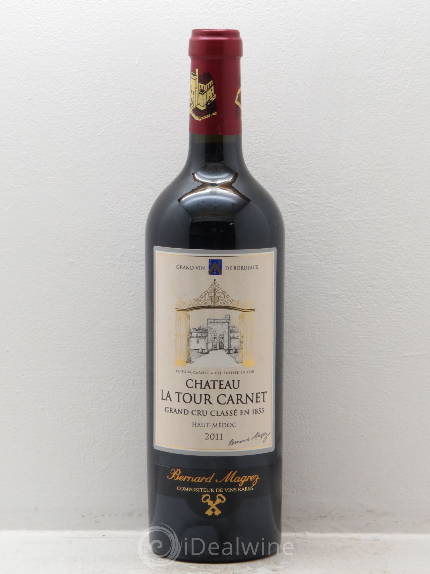 Château la Tour Carnet 4ème Grand Cru Classé 2011 - Lot de 1 bouteille - 0