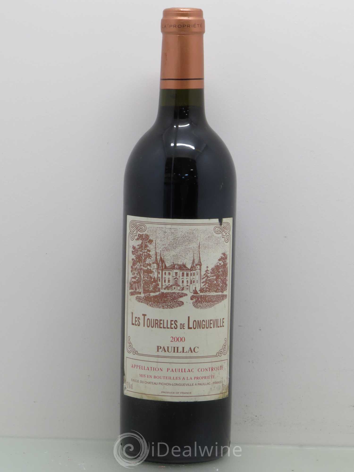 Les Tourelles de Longueville Second Vin 2000 - Lot de 1 bouteille - 0