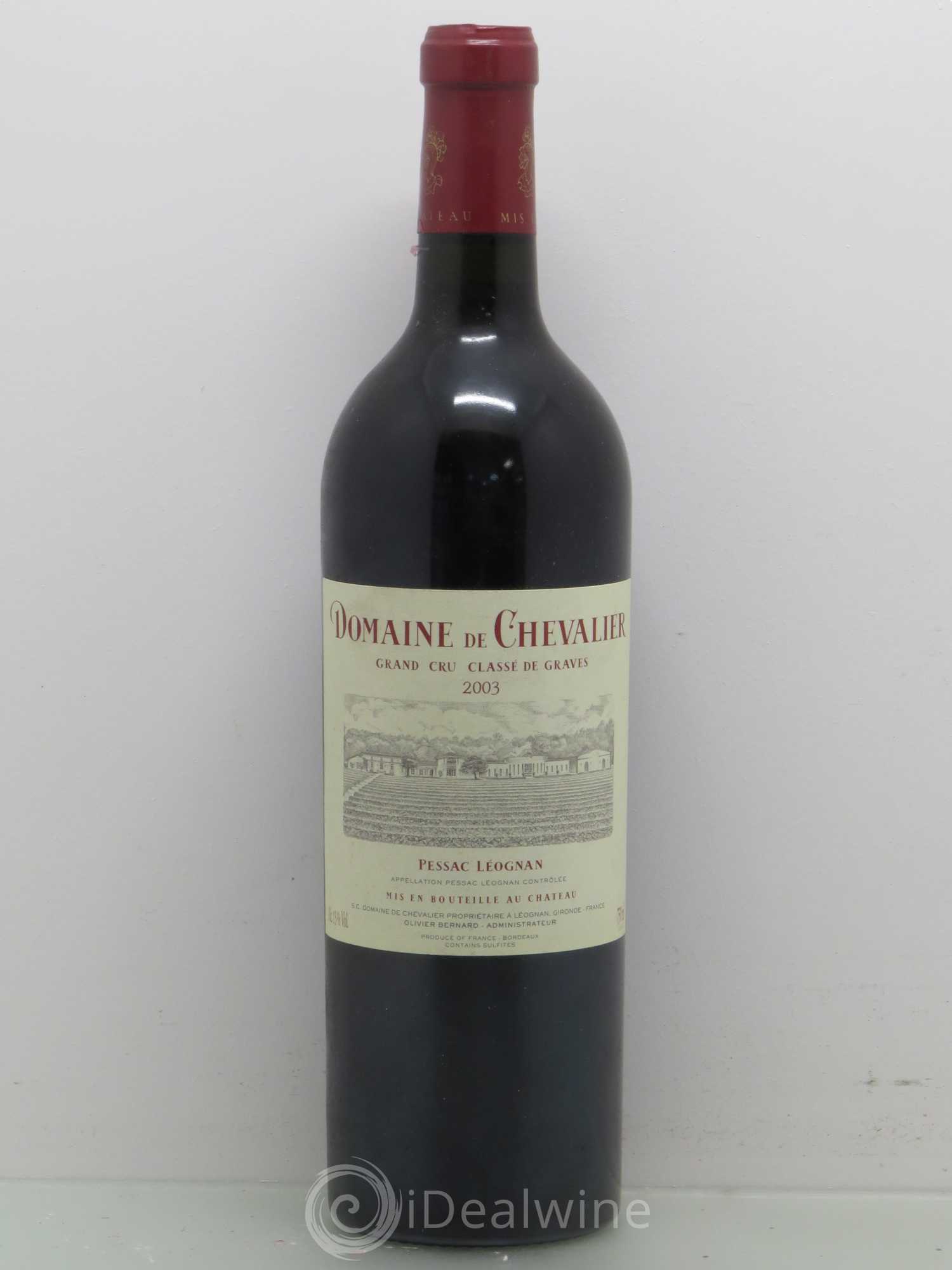 Domaine de Chevalier Cru Classé de Graves 2003 - Lot de 1 bouteille - 0