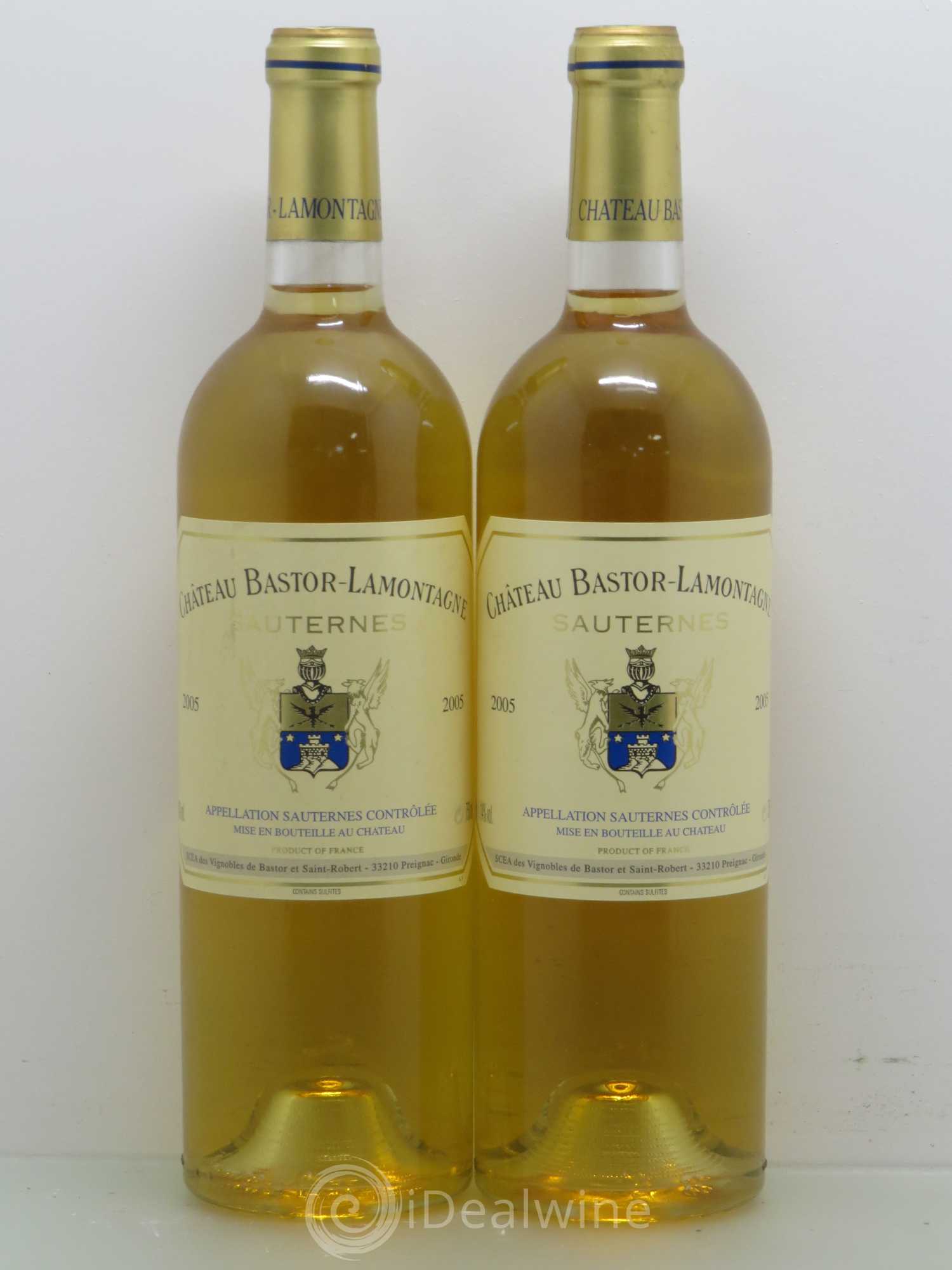 Château Bastor Lamontagne 2005 - Lotto di 4 bottiglie - 2