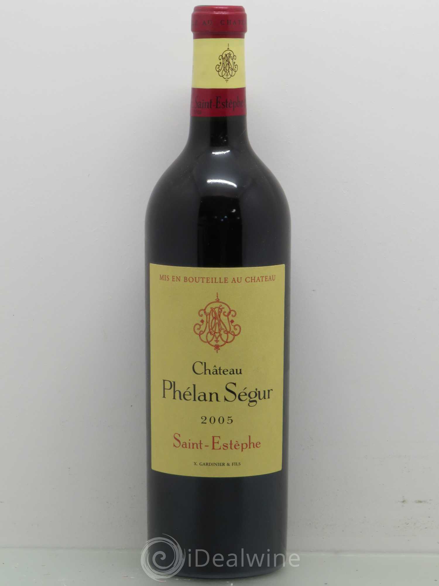 Château Phélan Ségur 2005 - Lot de 1 bouteille - 0