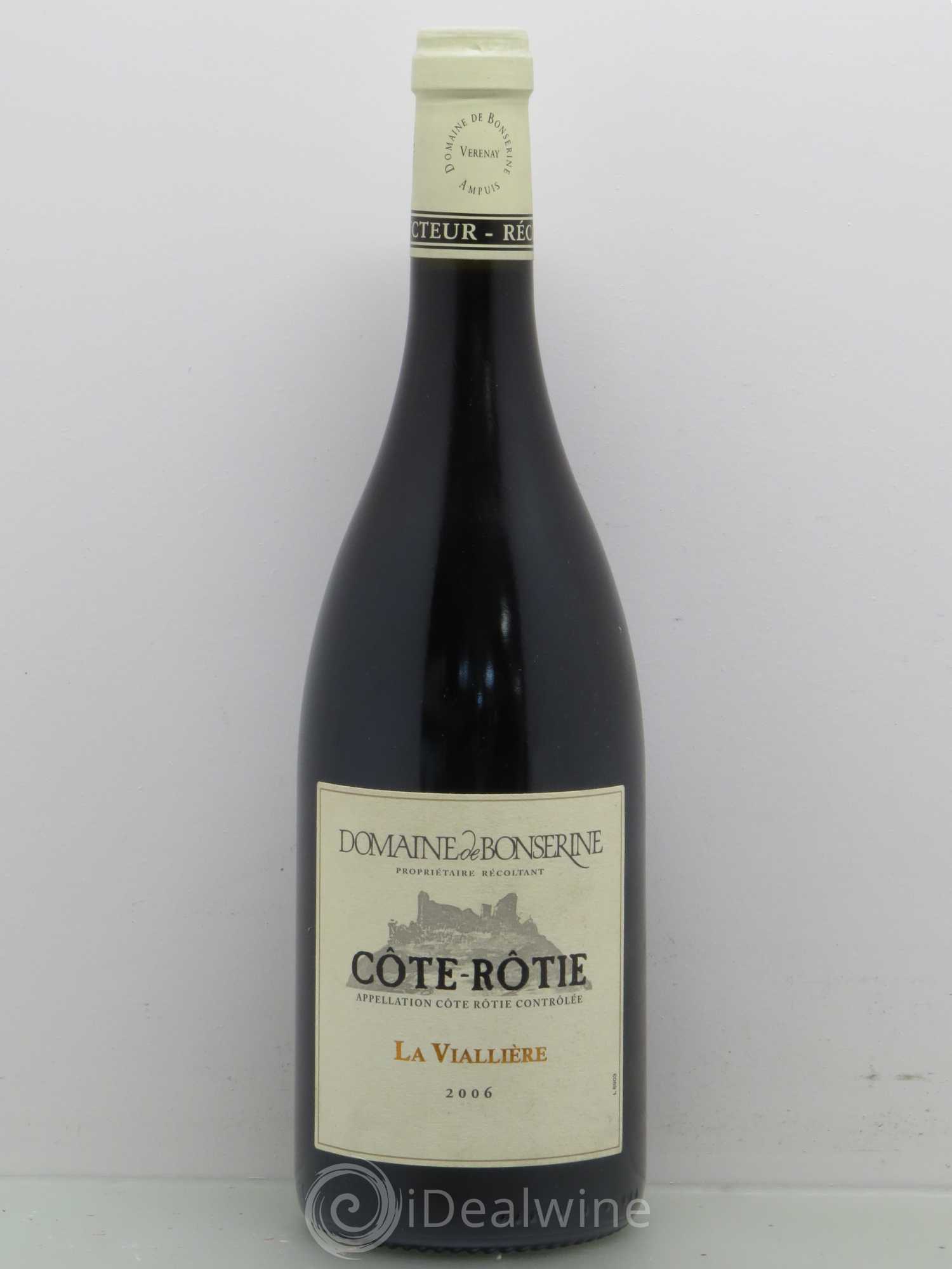 Côte-Rôtie La Vialliere Domaine De Bonserine 2006 - Posten von 1 Flasche - 0