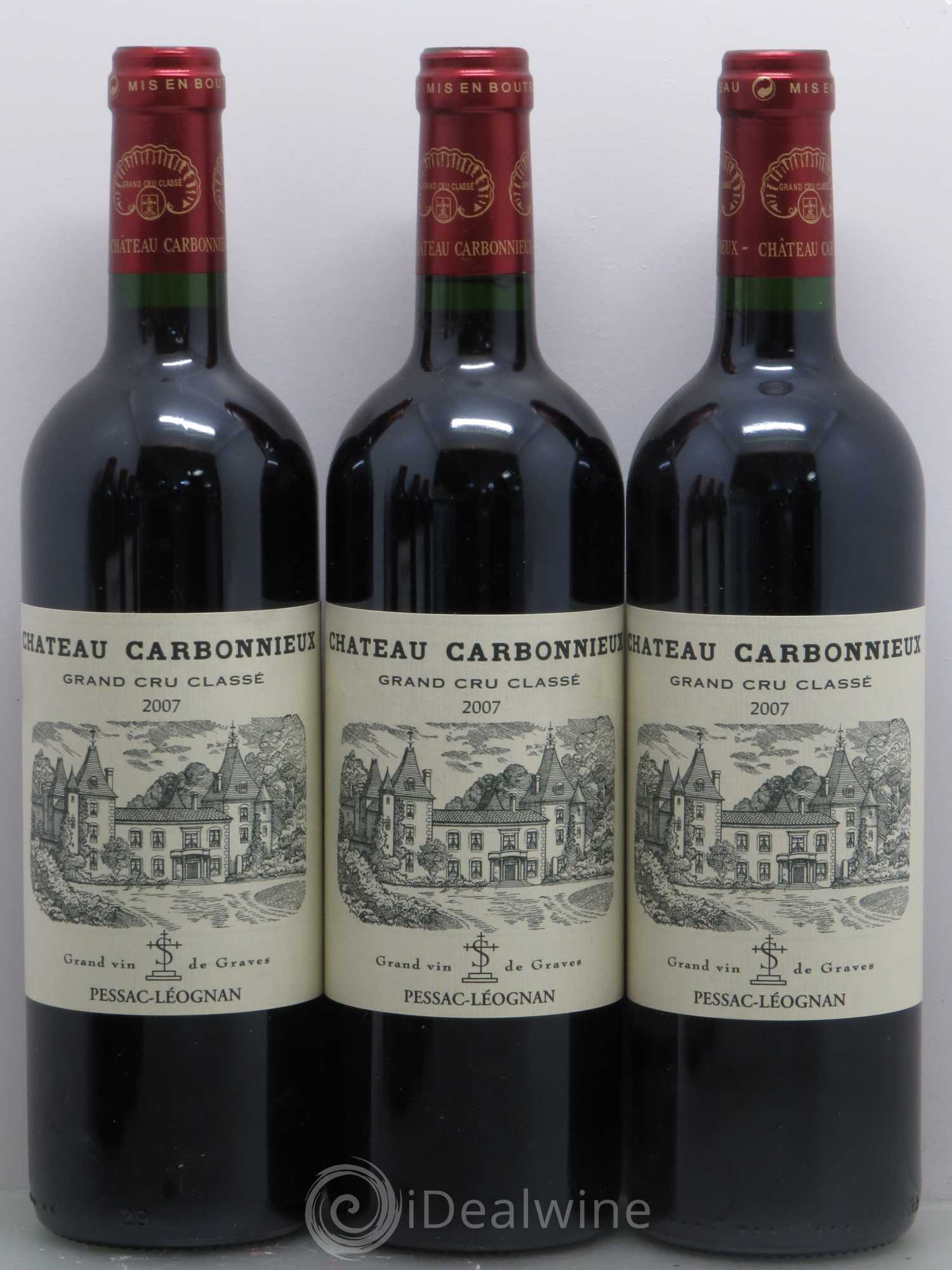 Château Carbonnieux Cru Classé de Graves 2007 - Lot de 6 bouteilles - 2