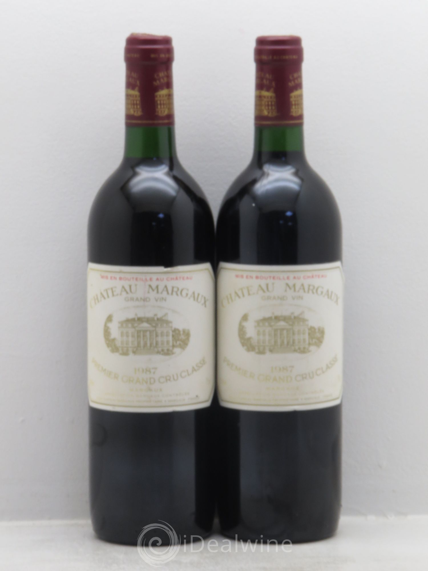 Château Margaux 1er Grand Cru Classé 1987 - Lot de 2 bouteilles - 0