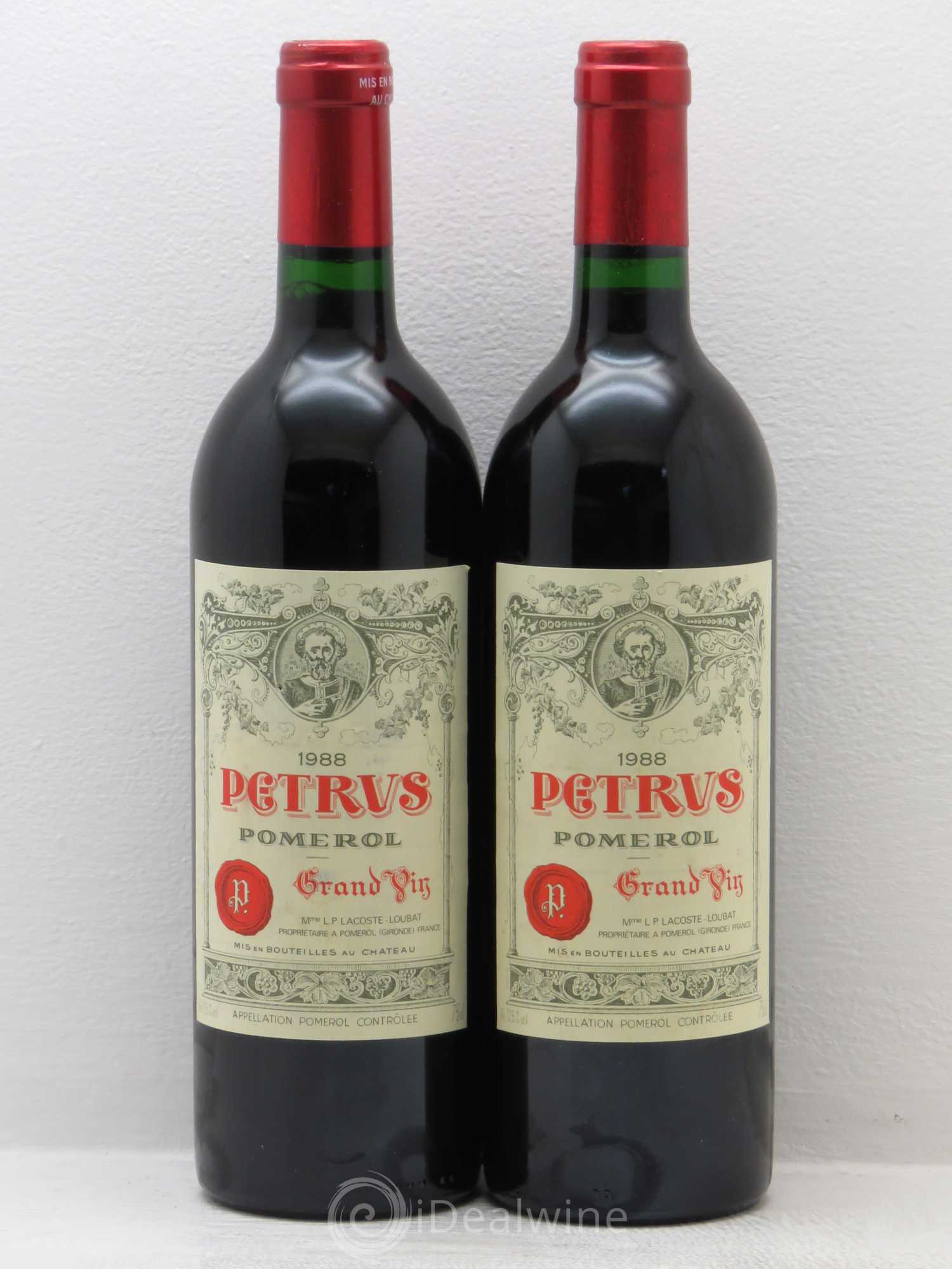 Petrus 1988 - Lot de 2 bouteilles - 0