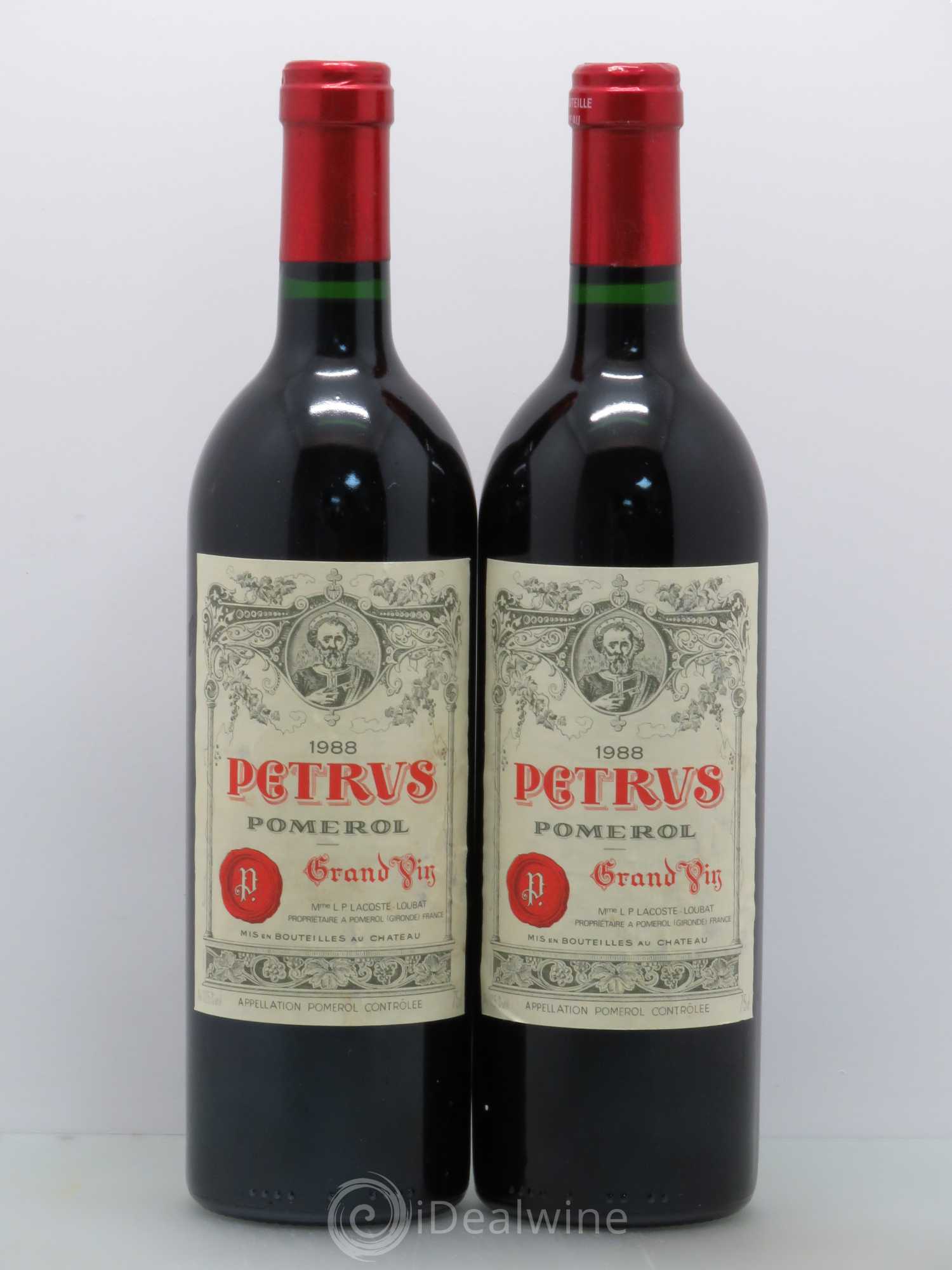 Petrus 1988 - Lot de 2 bouteilles - 0