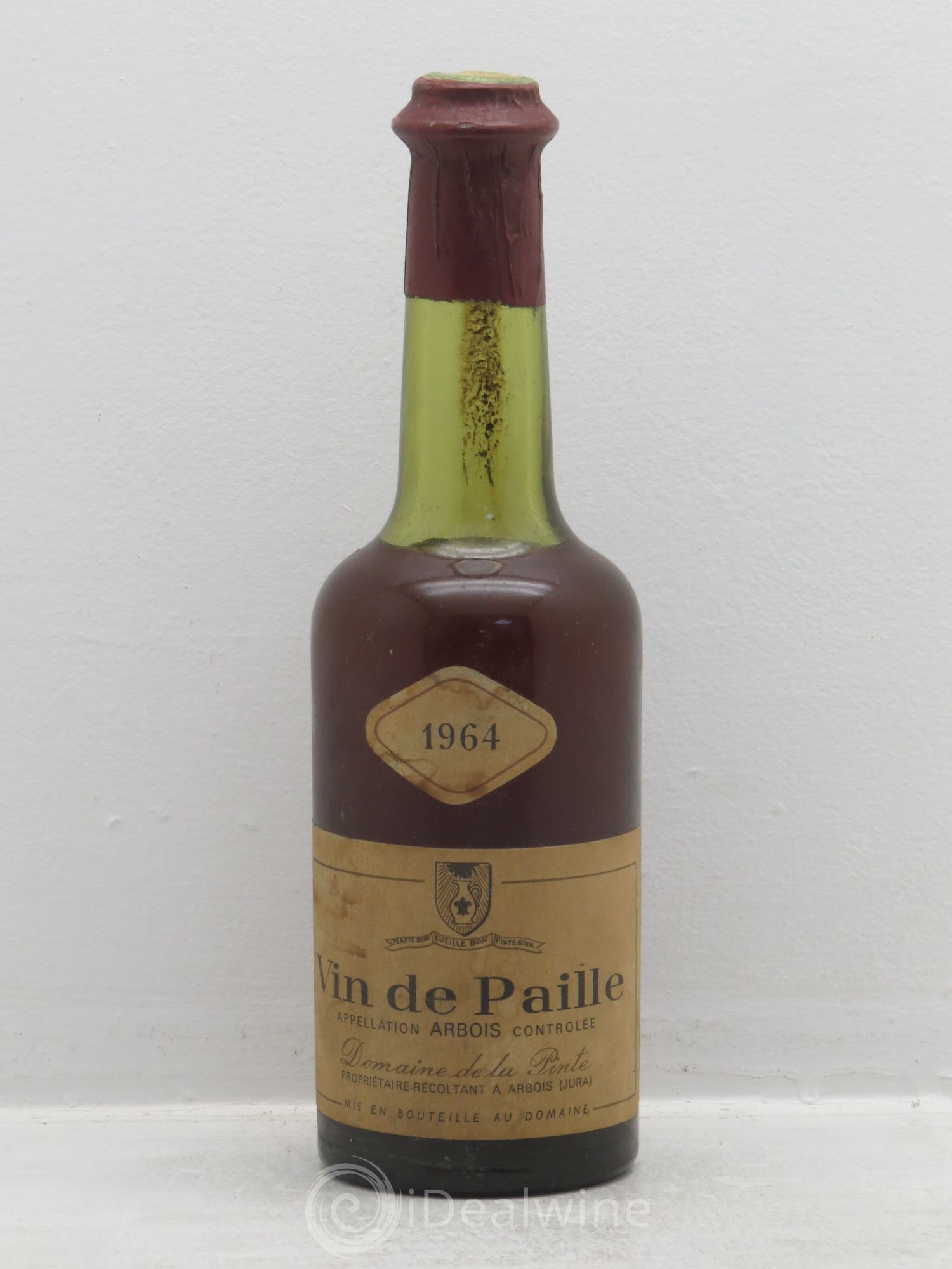 Côtes du Jura Vin de Paille Domaine de la Pinte (50cl) 1964 - Lotto di 1 bottiglia - 0