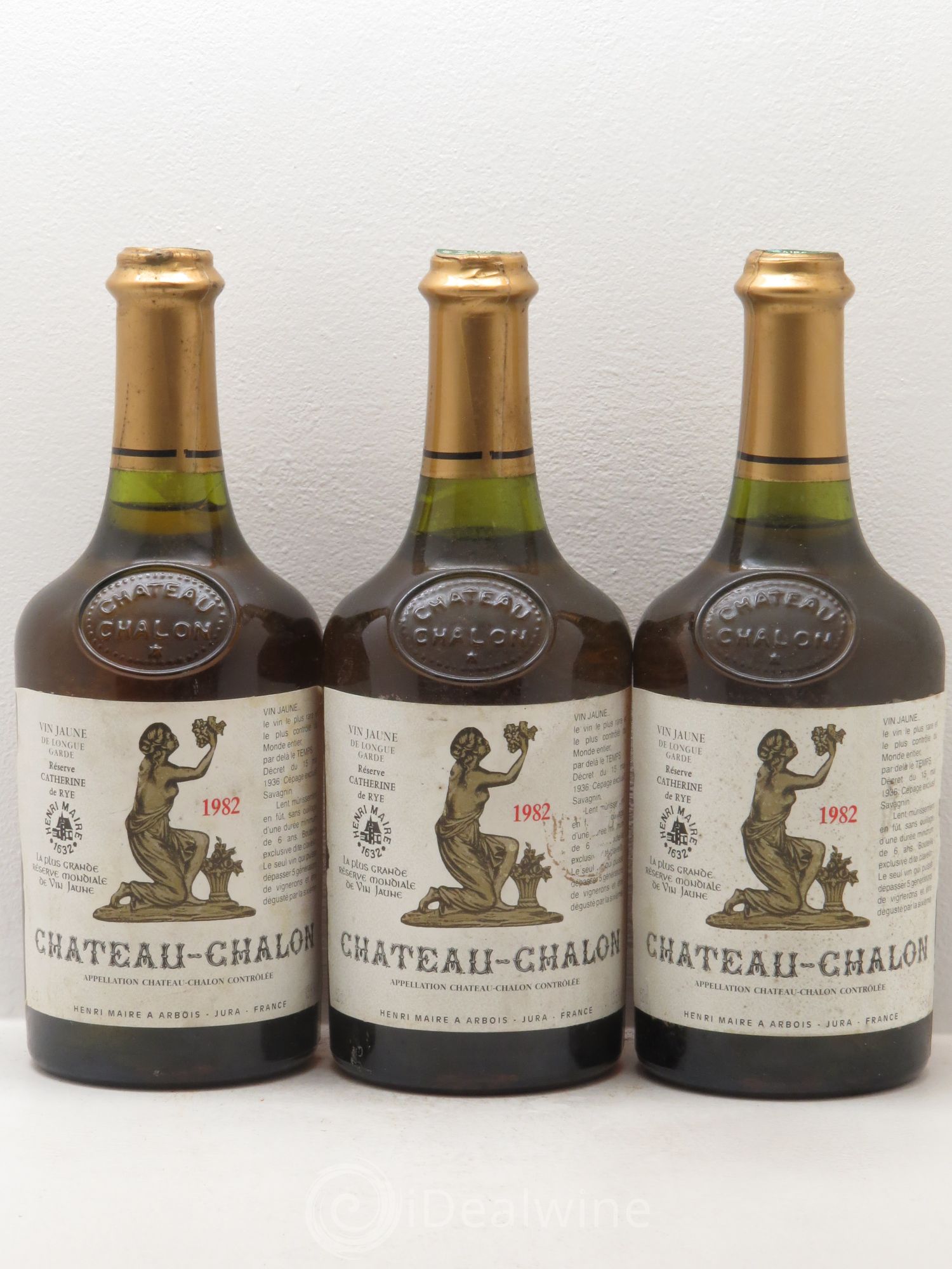 Château-Chalon Henri Maire 1982 - Lot de 3 bouteilles - 0