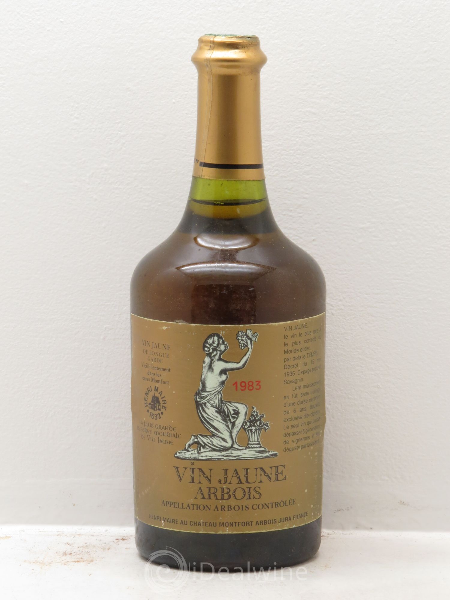 Arbois Vin Jaune Henri Maire 1983 - Posten von 1 Flasche - 0