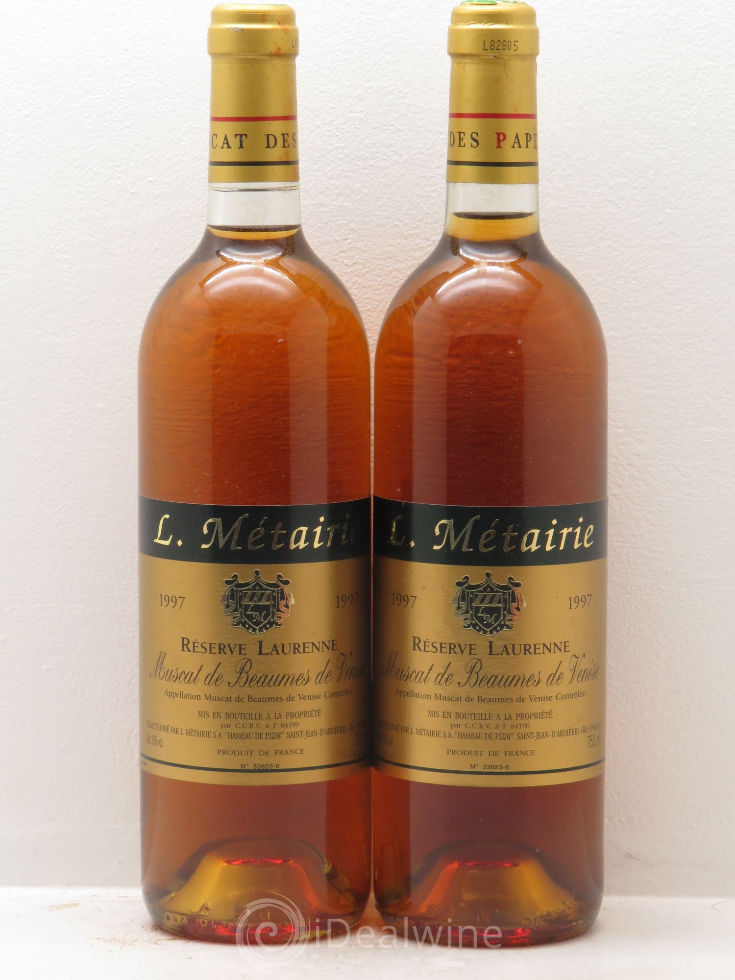 Muscat Beaume de Venise Réserve Laurenne L.Metairie 1997 - Posten von 2 Flaschen - 0