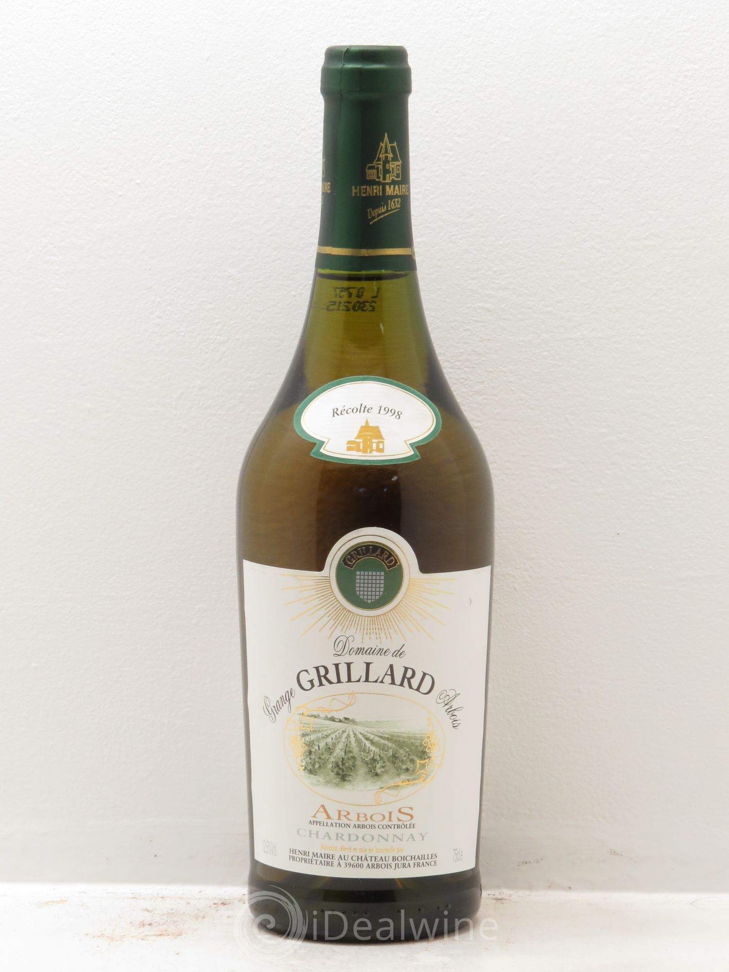 Arbois Chardonnay Domaine de Grange Grillard Henri Maire 1998 - Posten von 1 Flasche - 0