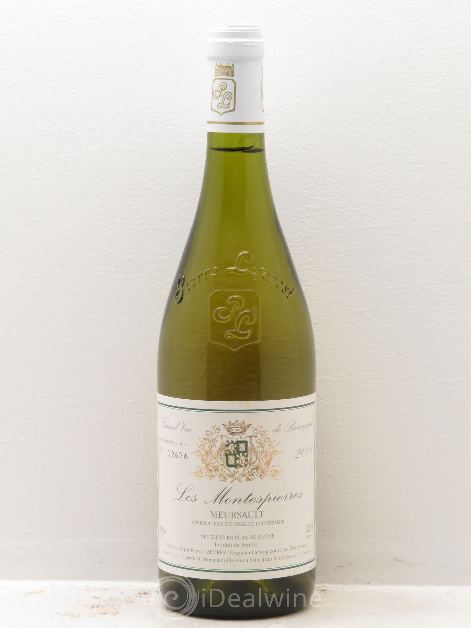 Meursault Les Montespierres Pierre Laforet 2006 - Posten von 6 Flaschen - 0