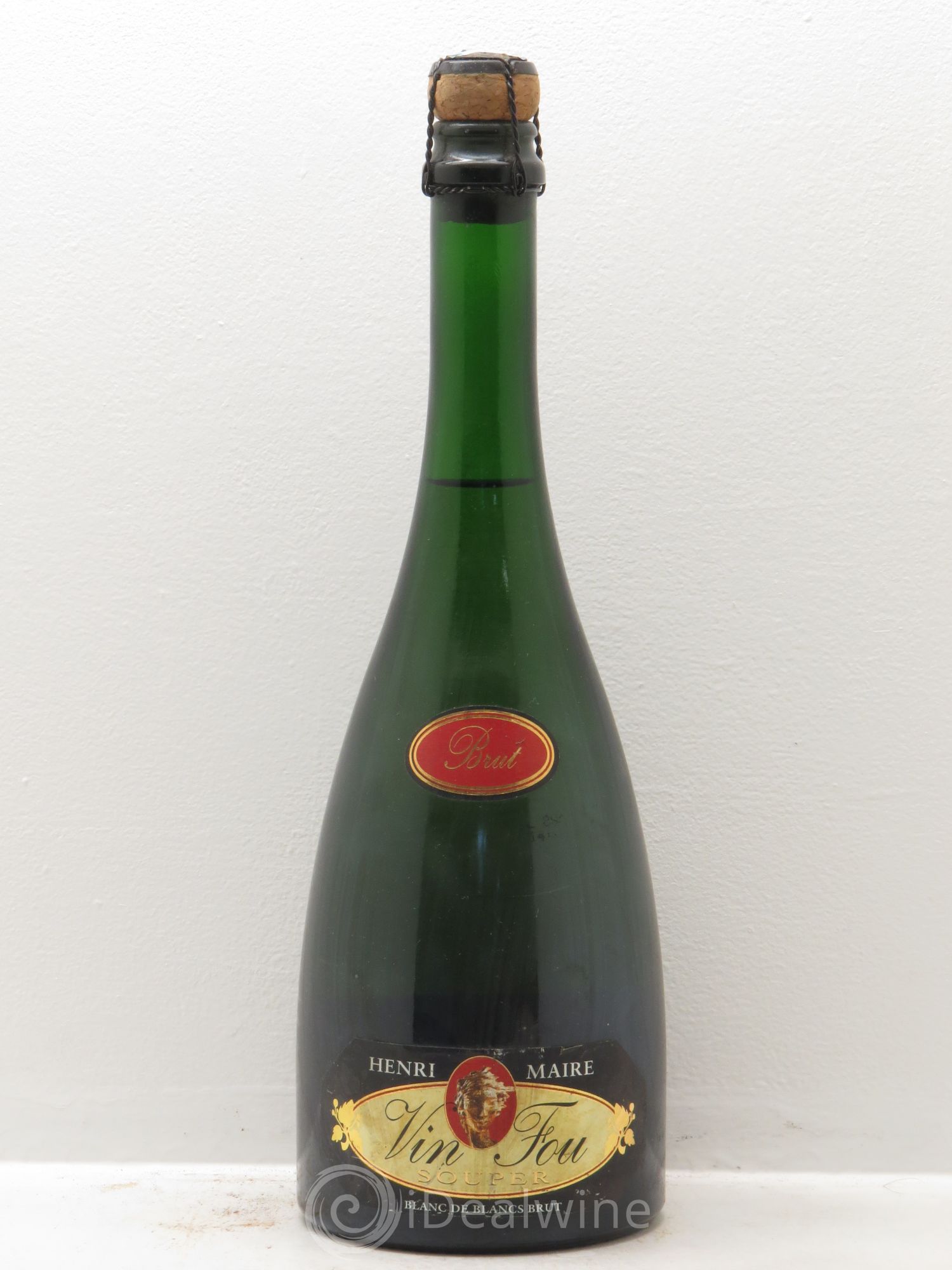 Côtes du Jura Vin Fou Souper Henri Maire Blanc de Blancs Brut - Posten von 1 Flasche - 0