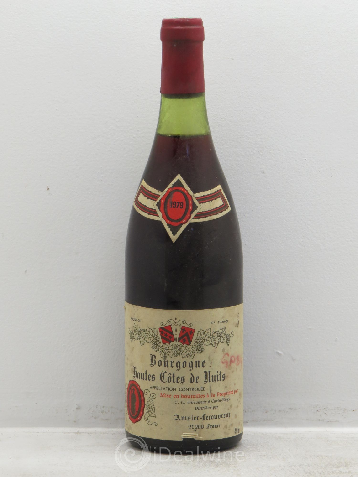 Hautes-Côtes de Nuits Amsler le Couvreur 1979 - Posten von 1 Flasche - 0