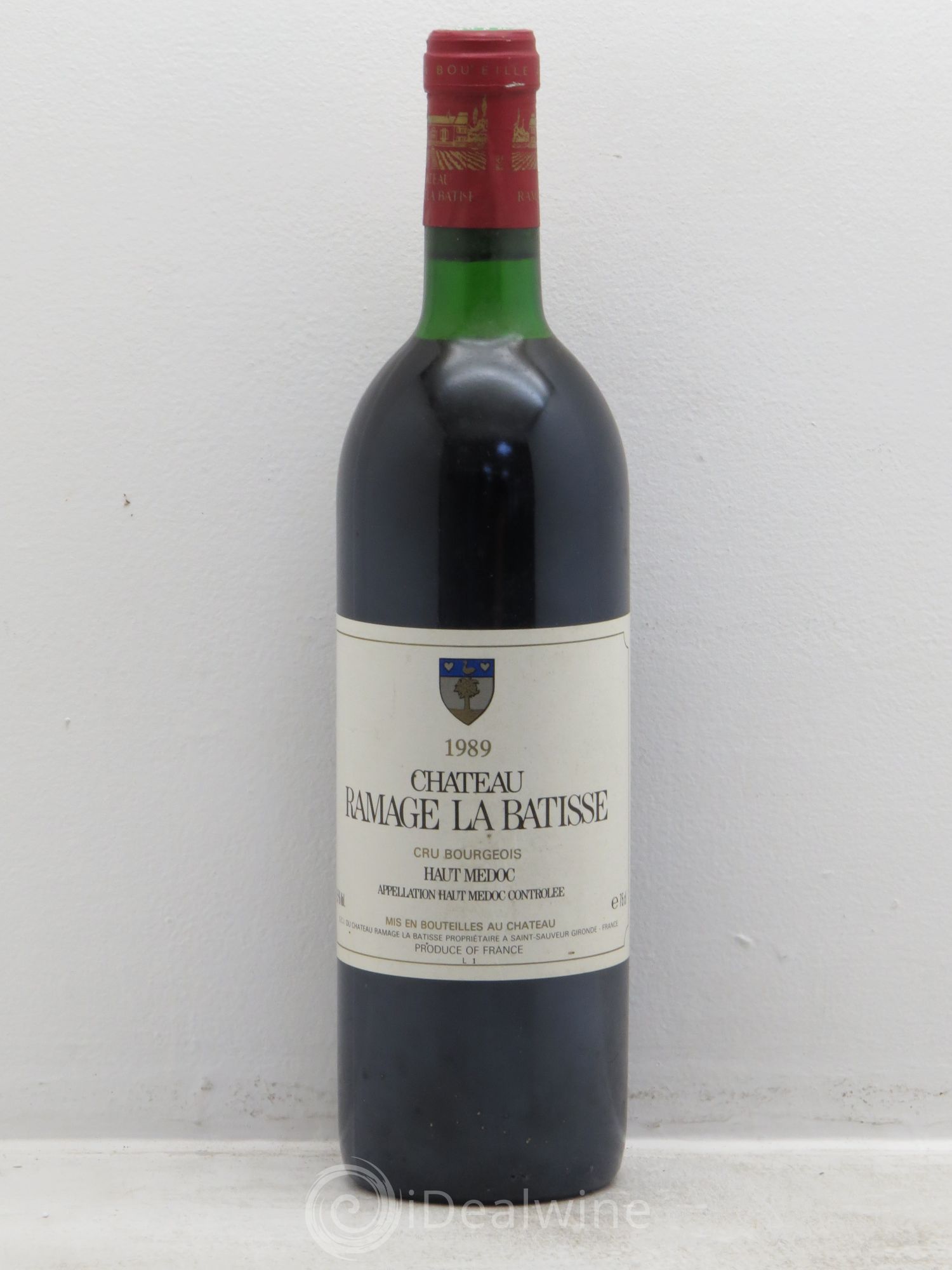 Château Ramage la Bâtisse Cru Bourgeois 1989 - Lot de 1 bouteille - 0