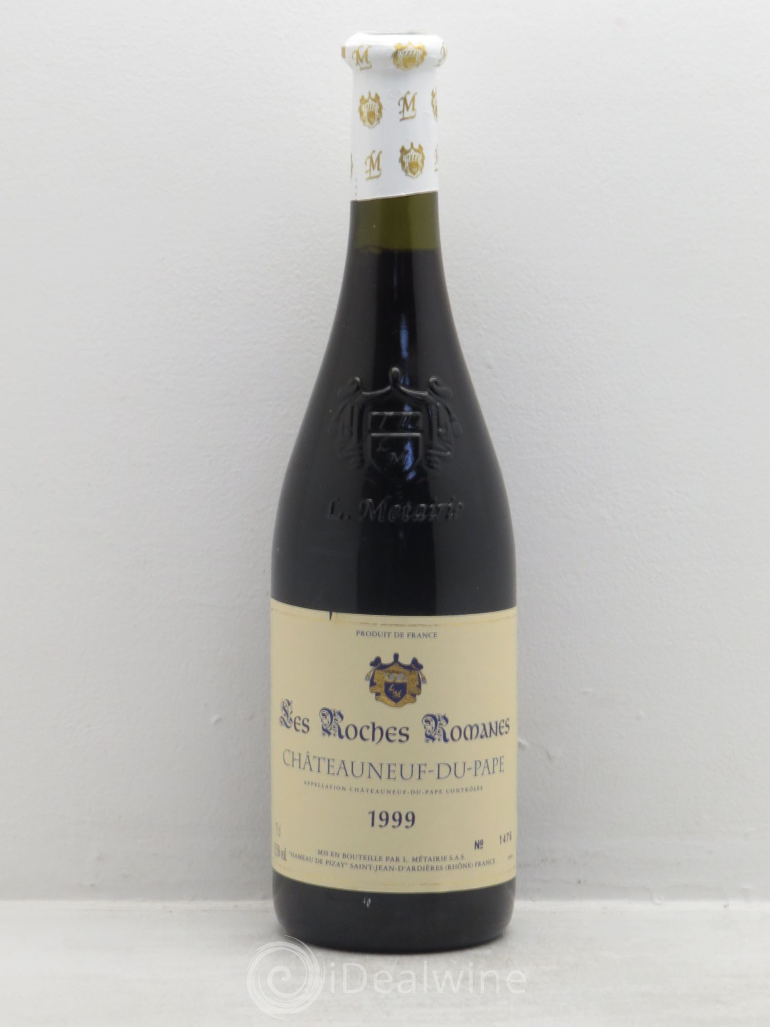 Châteauneuf-du-Pape Les Roches Romanes 1999 - Lot de 1 bouteille - 0