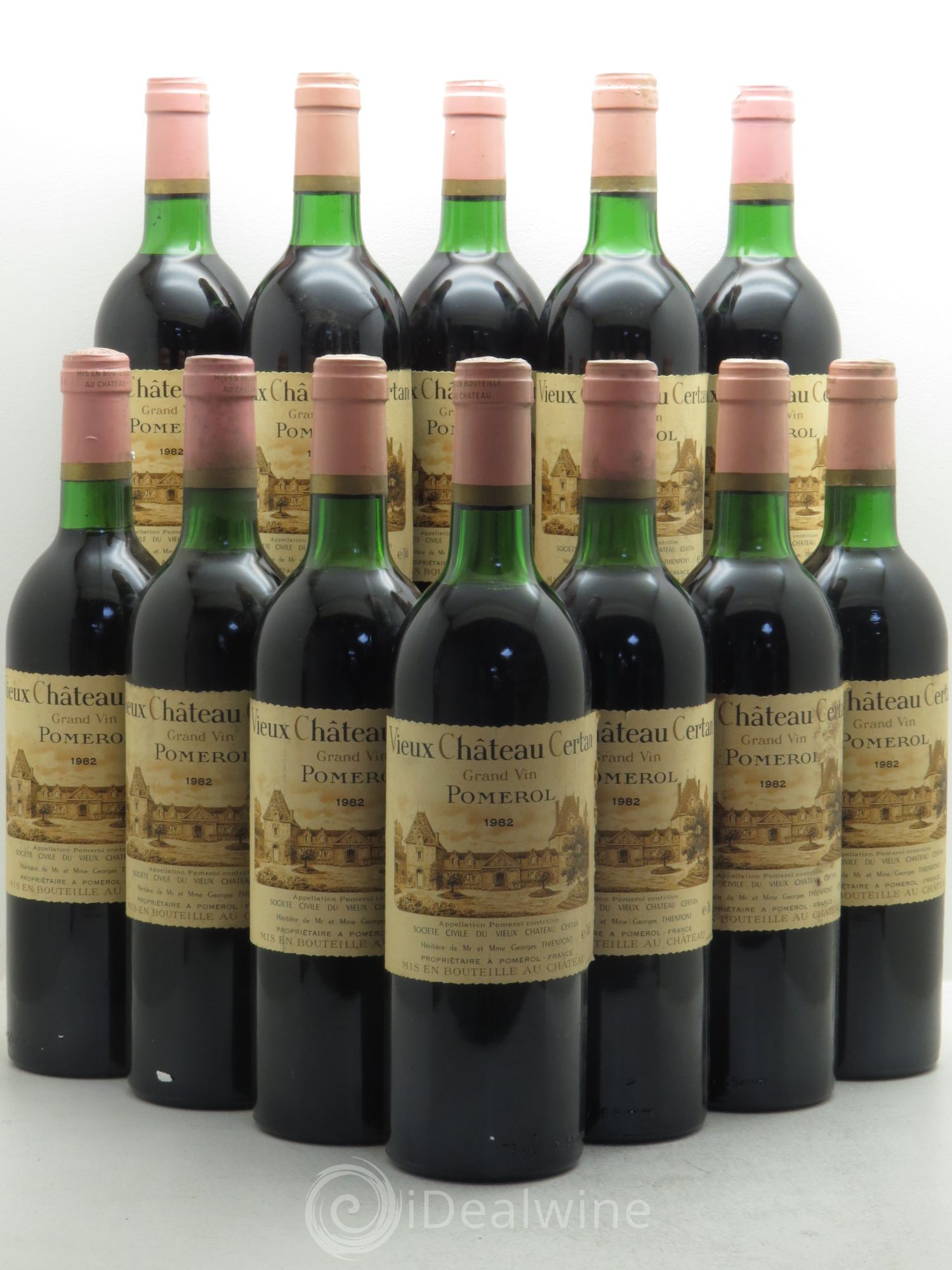 Vieux Château Certan 1982 - Lot de 12 bouteilles - 0