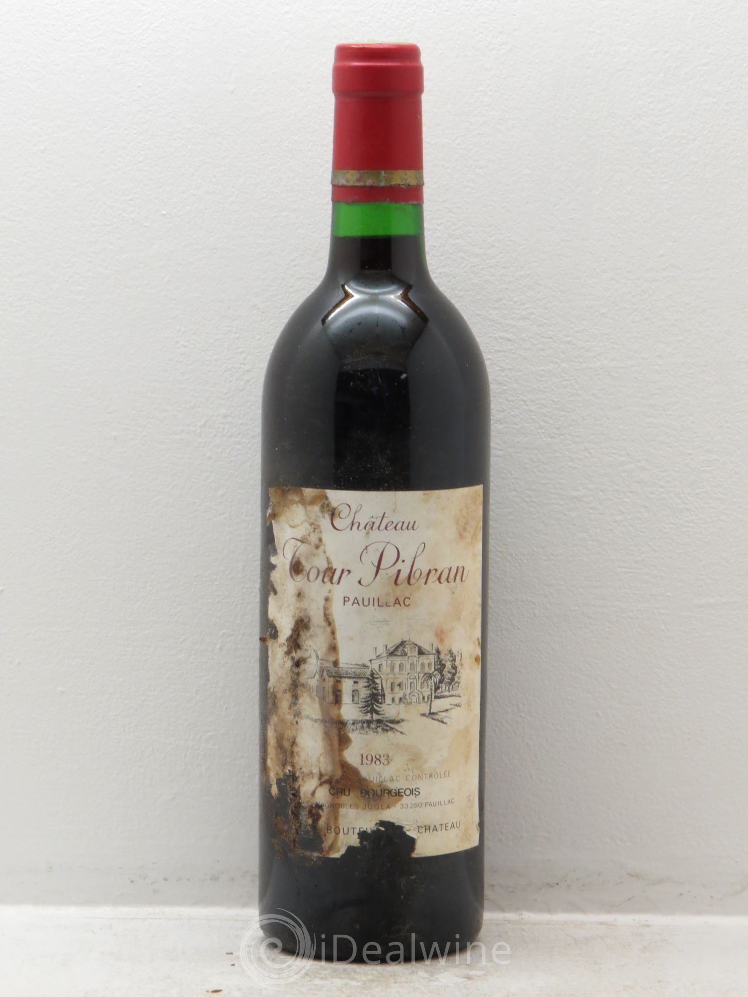 Château Tour Pibran Cru Bourgeois 1983 - Lot de 1 bouteille - 0