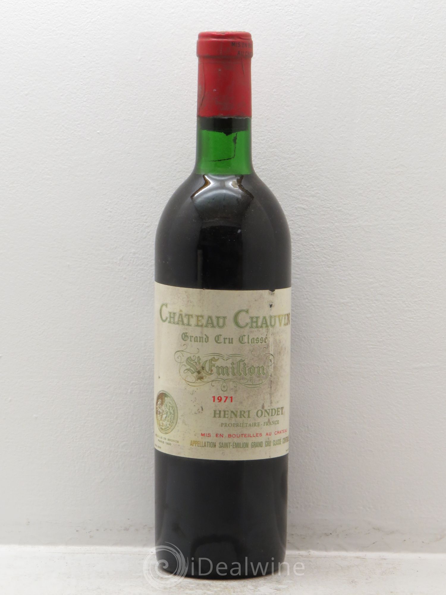Château Chauvin Grand Cru Classé 1971 - Lot de 6 bouteilles - 0