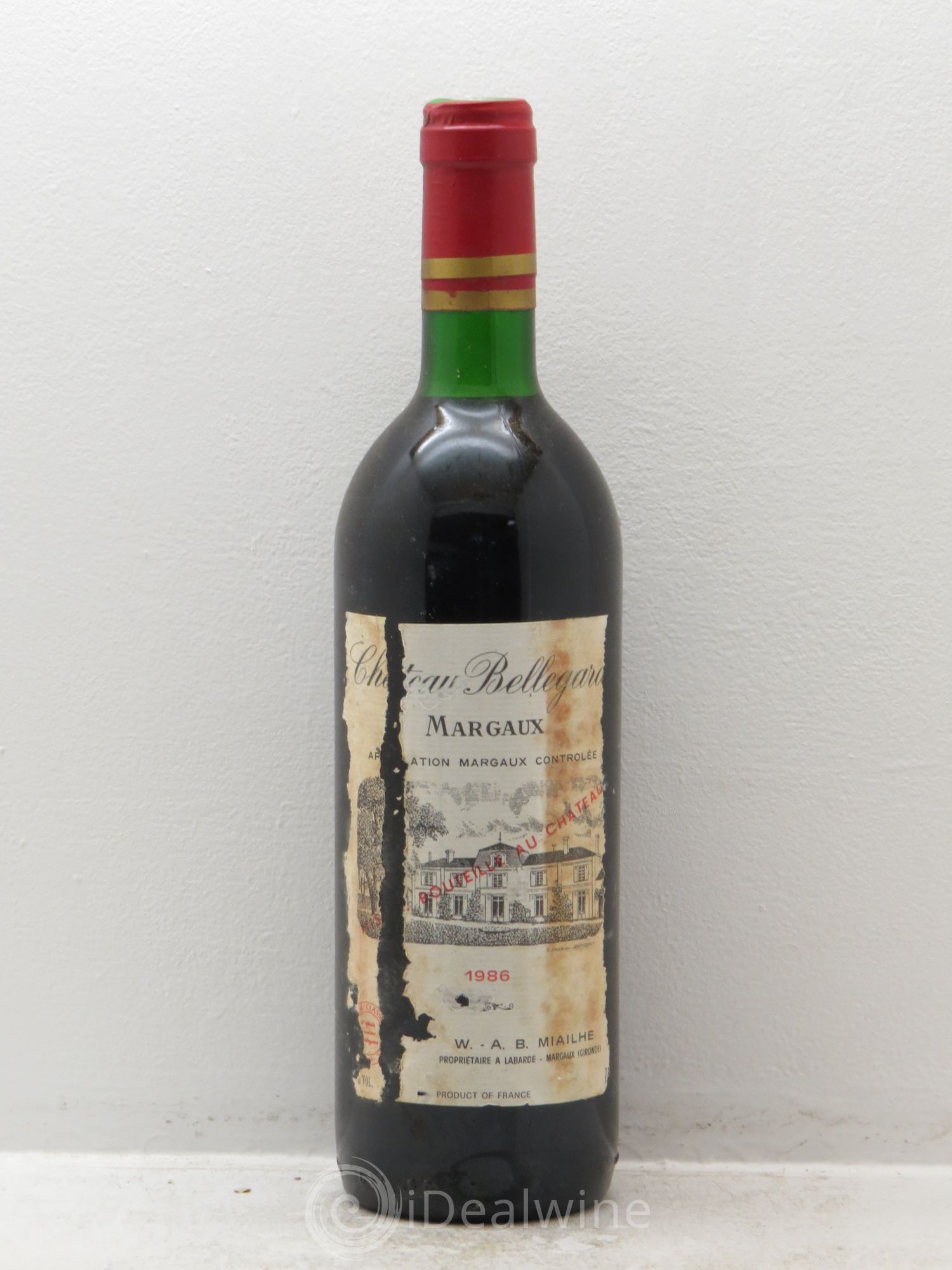 Bordeaux Château Bellegarde 1986 - Posten von 1 Flasche - 0