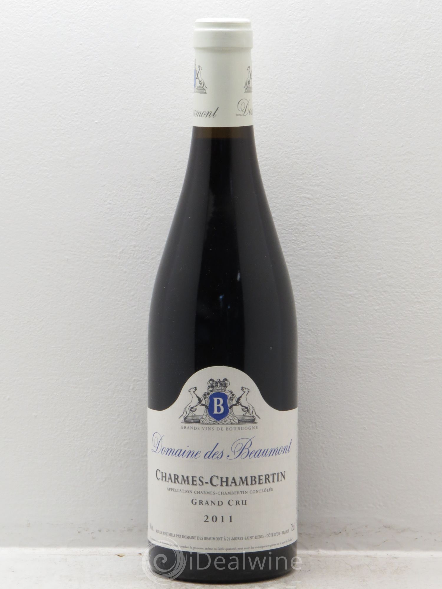 Charmes-Chambertin Grand Cru Domaine des Beaumont 2011 - Lot de 1 bouteille - 0