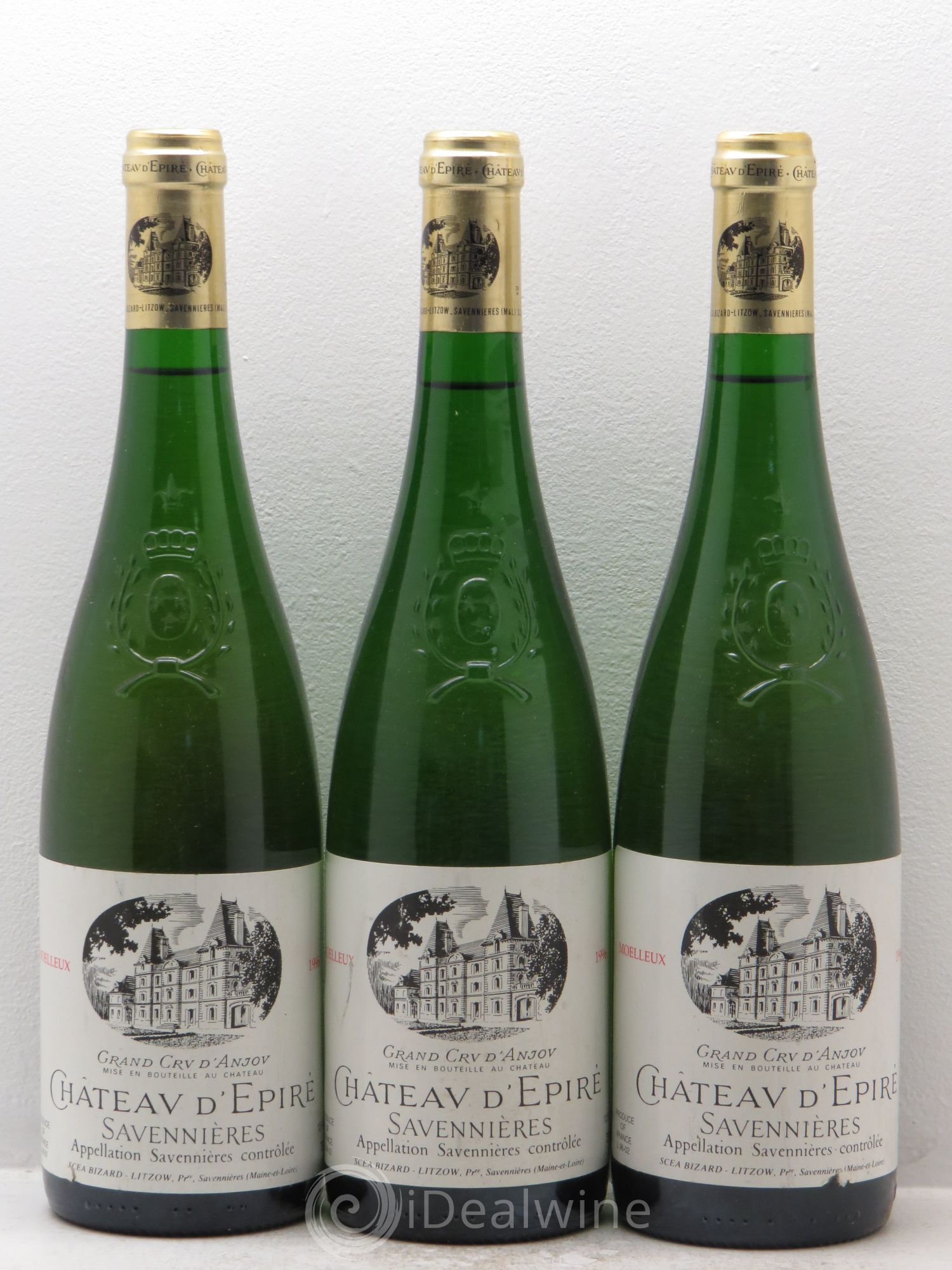 Savennières Moelleux 1996 - Lot de 3 bouteilles - 0
