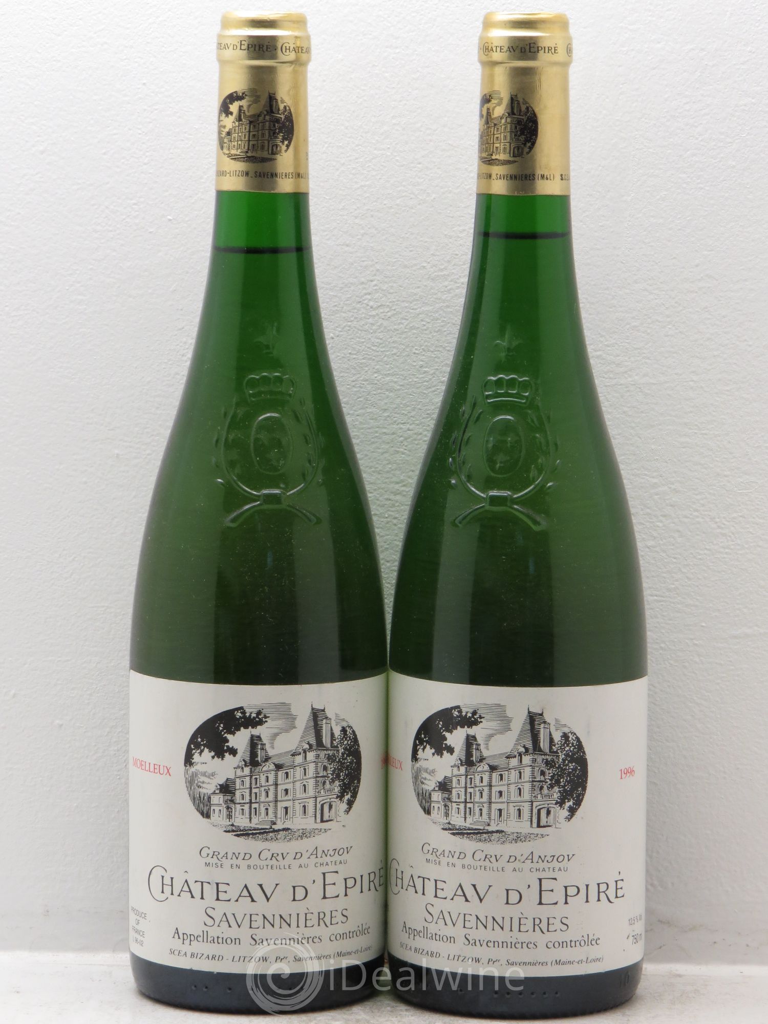 Savennières Moelleux 1996 - Lot de 2 bouteilles - 0