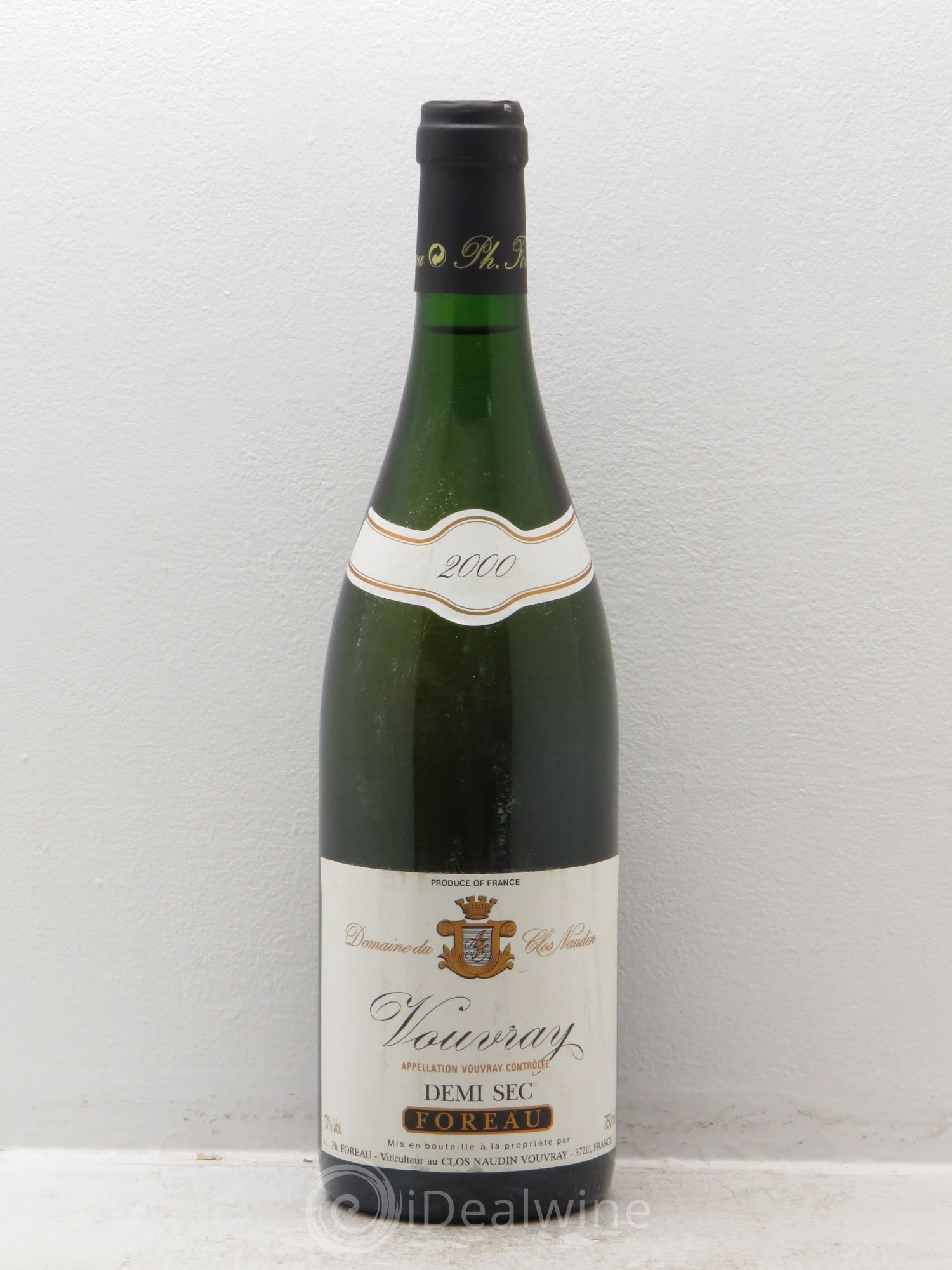 Vouvray Demi-Sec Clos Naudin - Philippe Foreau 2000 - Lot de 1 bouteille - 0