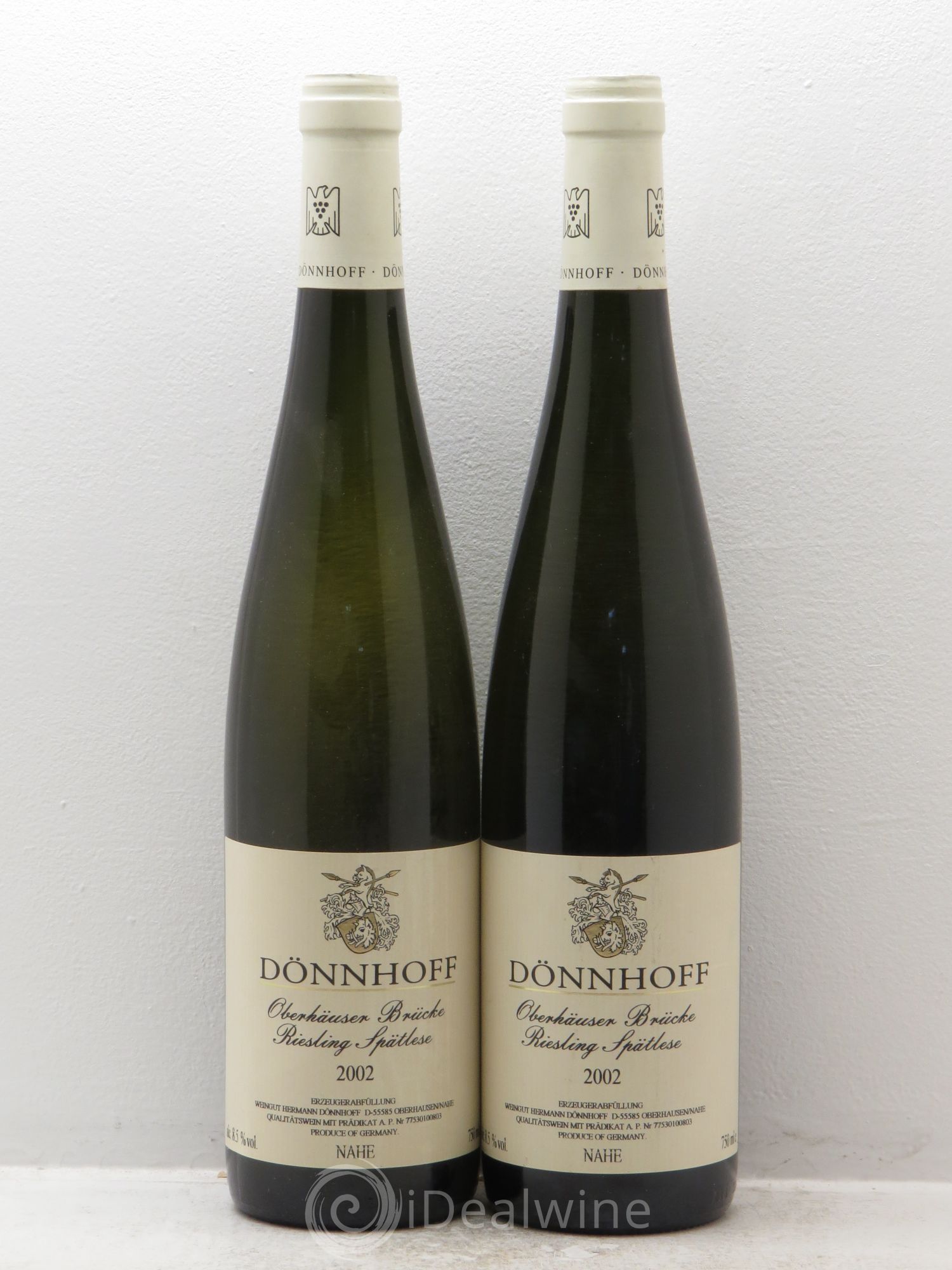 Allemagne Mosel-Saar Riesling Spätlese Dönnhoff Oberhäuser Brücke 2002 - Posten von 2 Flaschen - 0