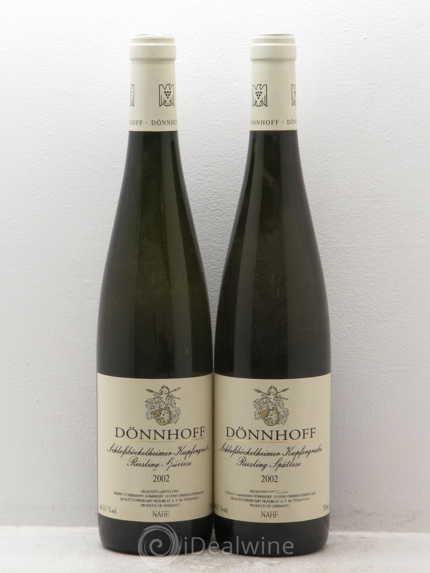 Allemagne Mosel-Saar Riesling Spätlese Dönnhoff Schloßböckelheimer Kupfergrube 2002 - Posten von 2 Flaschen - 0