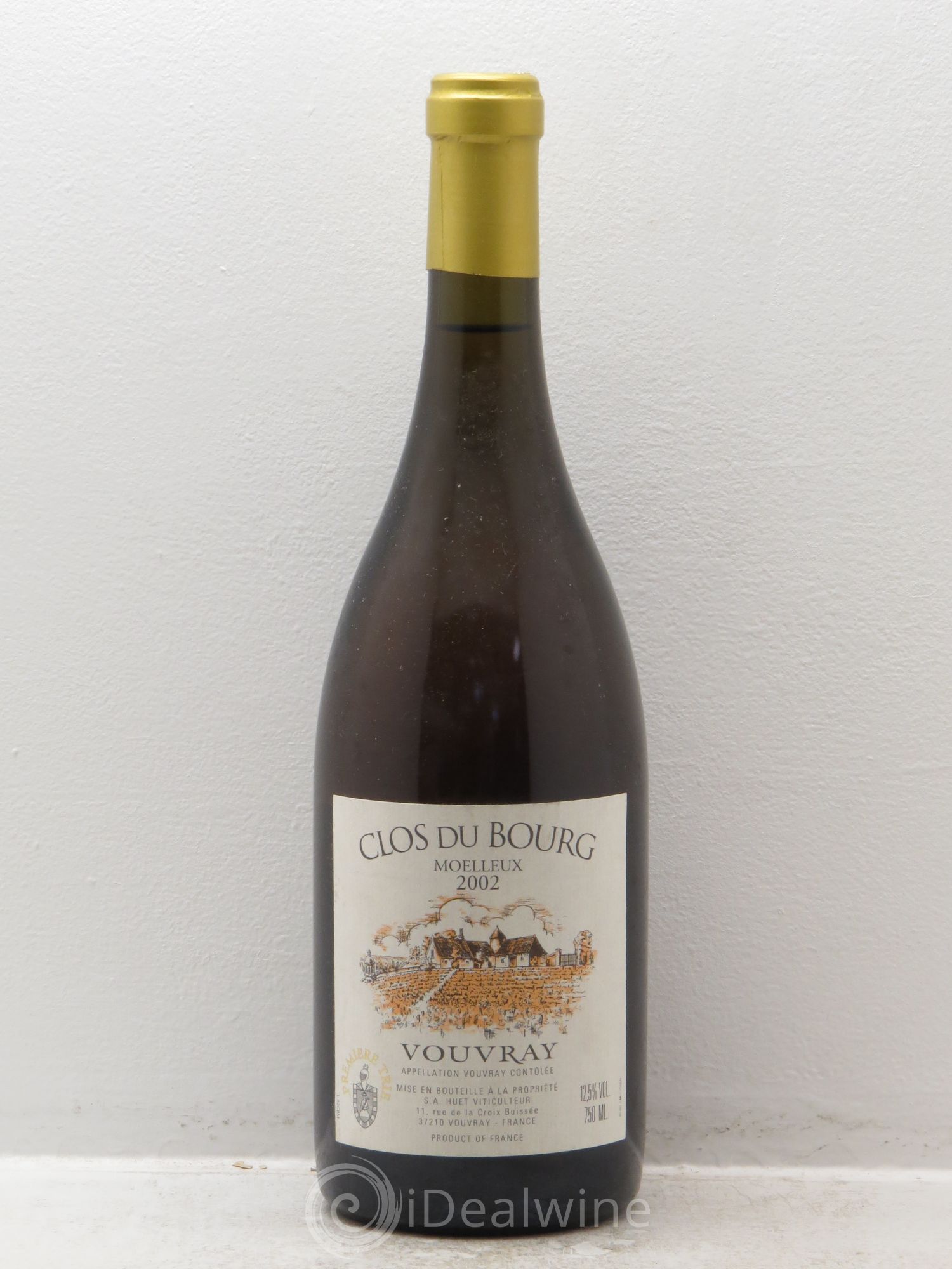Vouvray Clos du Bourg Moelleux Domaine Huet 2002 - Lotto di 1 bottiglia - 0