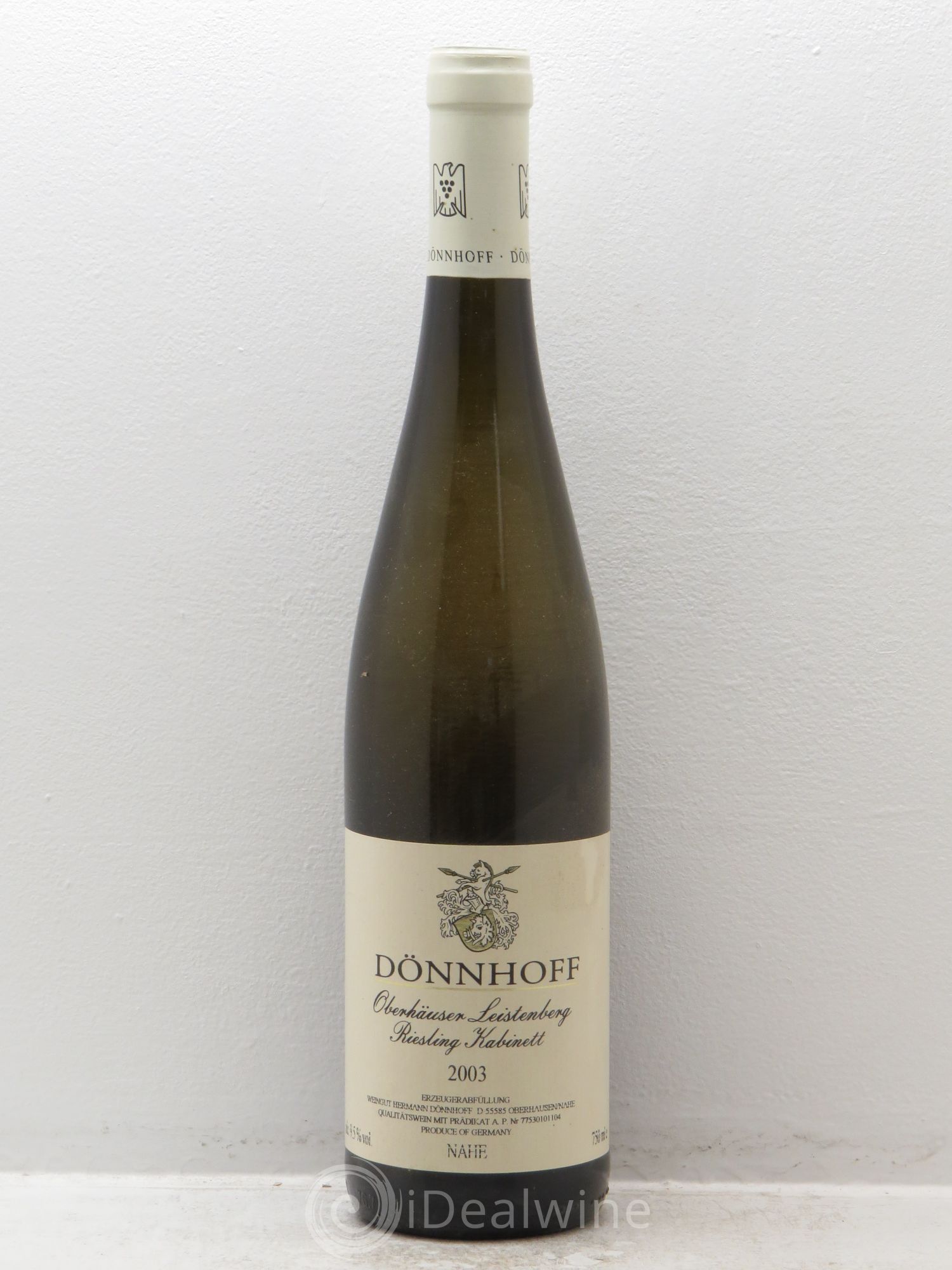 Allemagne Mosel-Saar Riesling Kabinett Dönnhoff O/häuser Leistenberg 2003 - Posten von 1 Flasche - 0