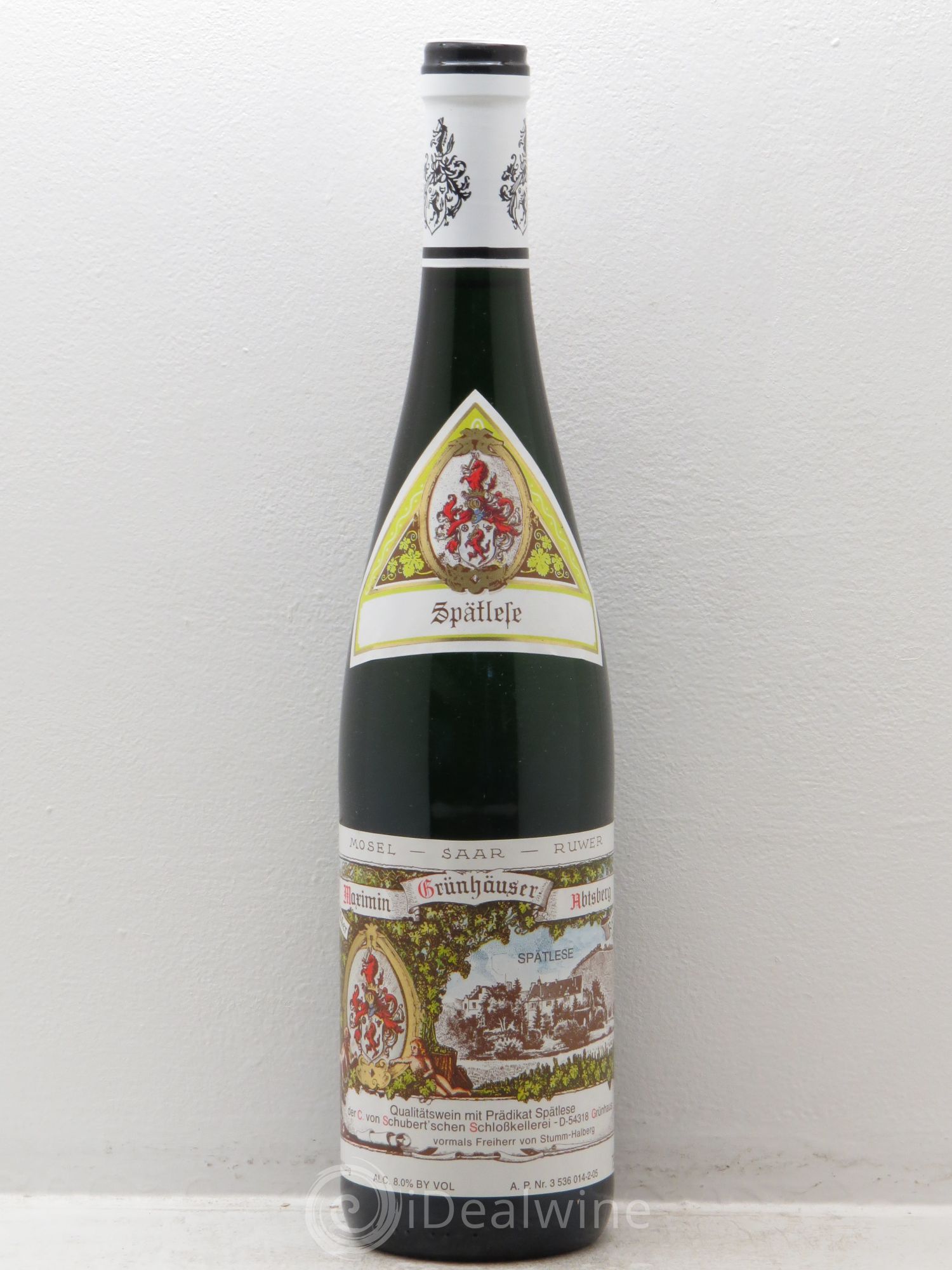 Allemagne Mosel-Saar Riesling Spätlese Von Schubert Maximin Grünhäuser Abtsberg 2004 - Posten von 1 Flasche - 0
