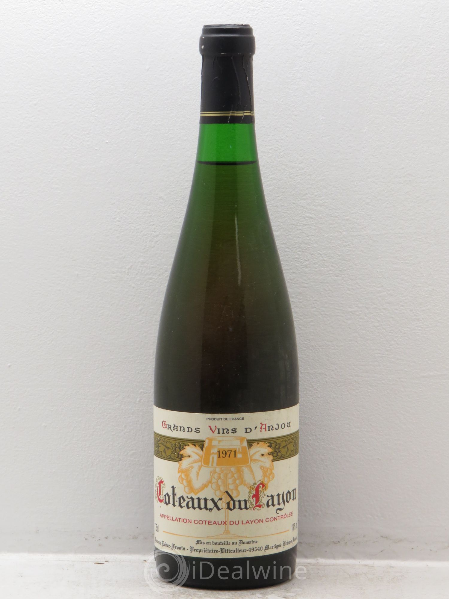 Coteaux du Layon Domaine Leduc Frouin 1971 - Lotto di 1 bottiglia - 0