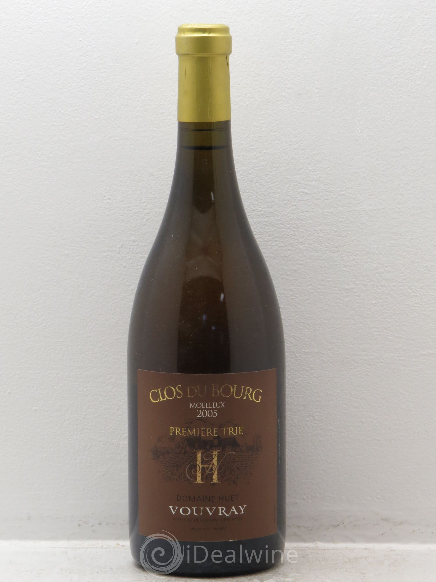 Vouvray Clos du Bourg Moelleux 1ère trie Domaine Huet 2005 - Lotto di 1 bottiglia - 0