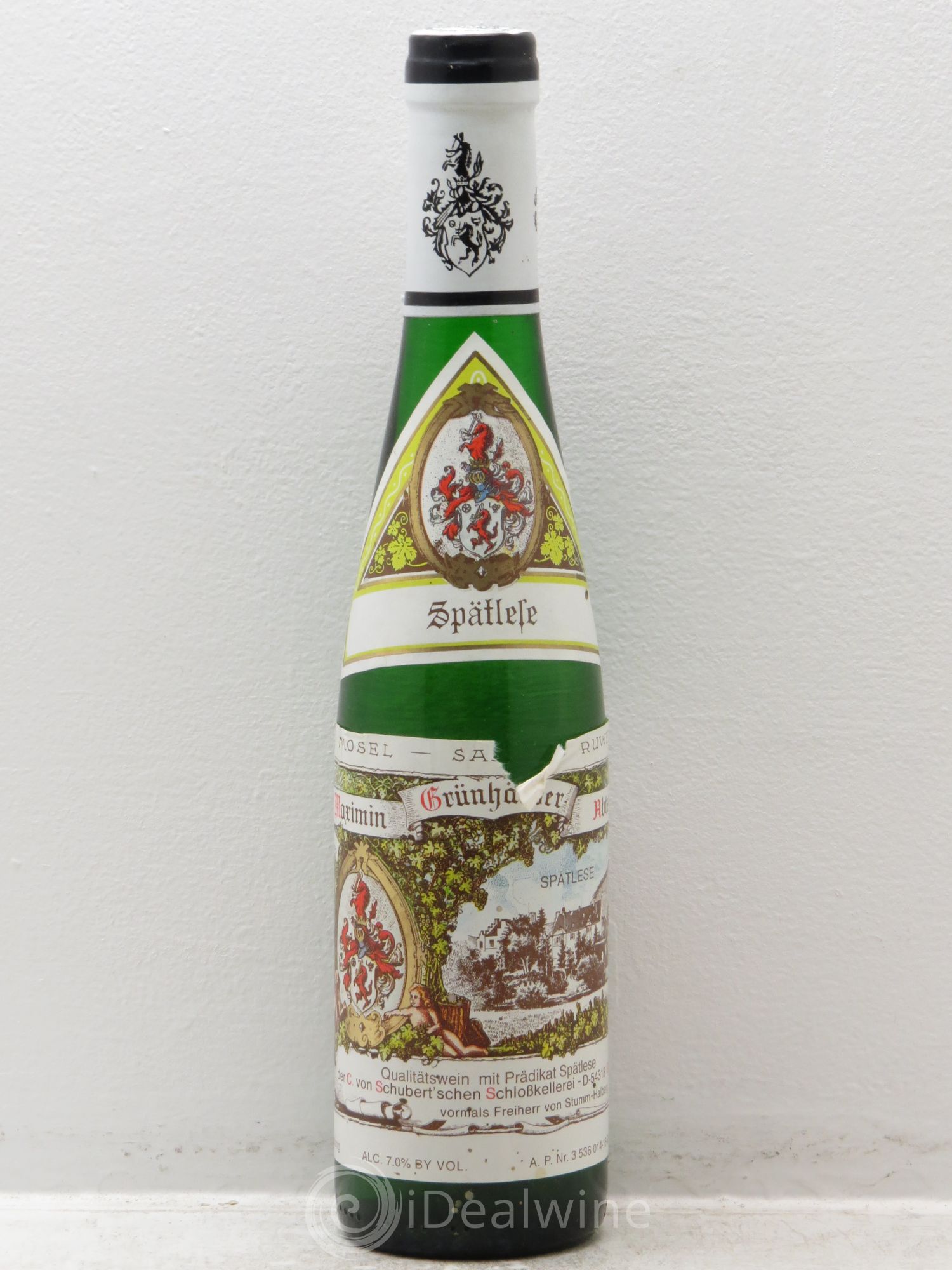 Allemagne Mosel-Saar Abtsberg R Spätlese von Schubert M. Grünhäuser 2001 - Posten von 1 Demi-Flasche - 0
