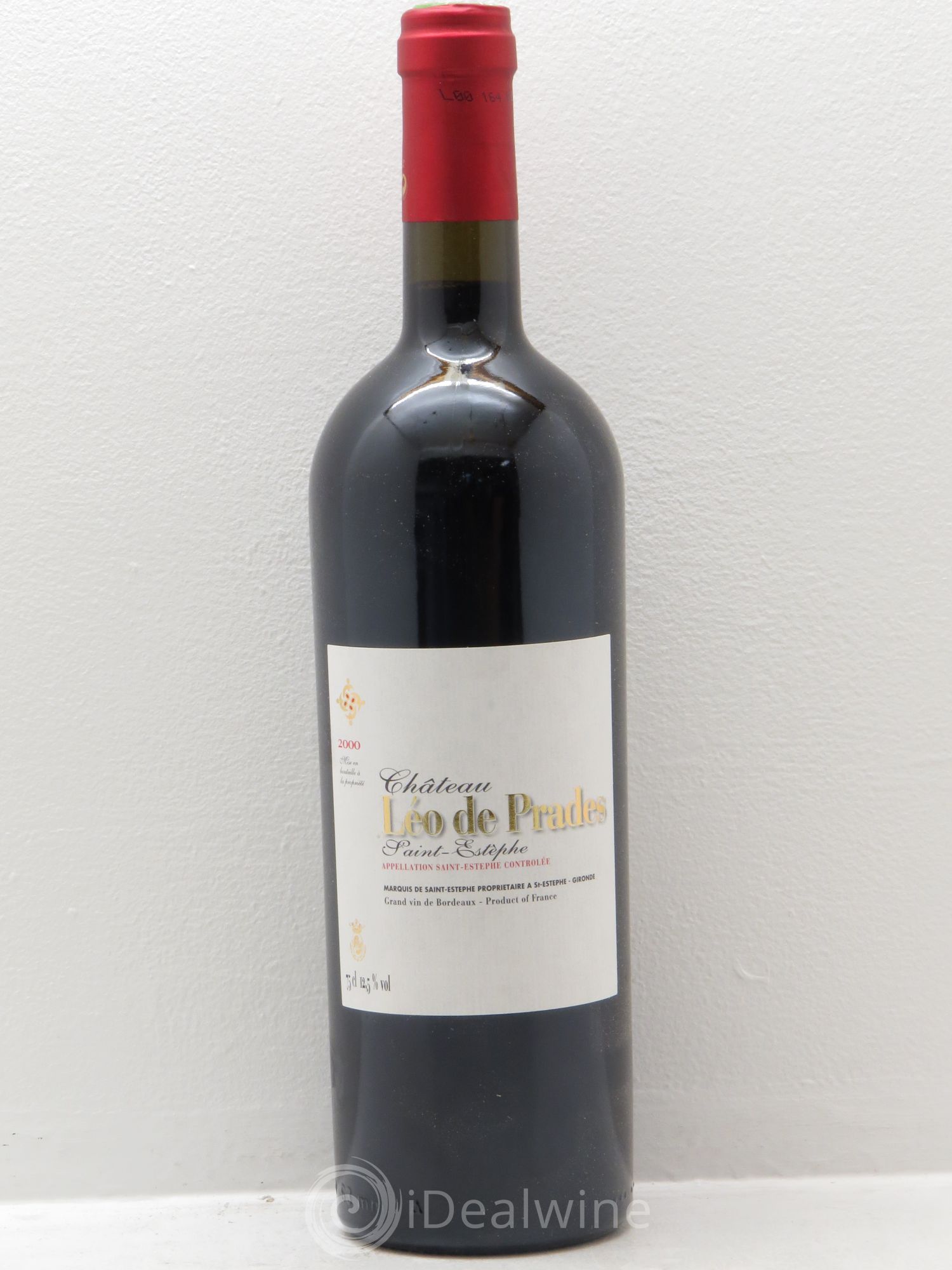 Saint-Estèphe Léo de Prades (sans prix de réserve) 2000 - Posten von 1 Flasche - 0