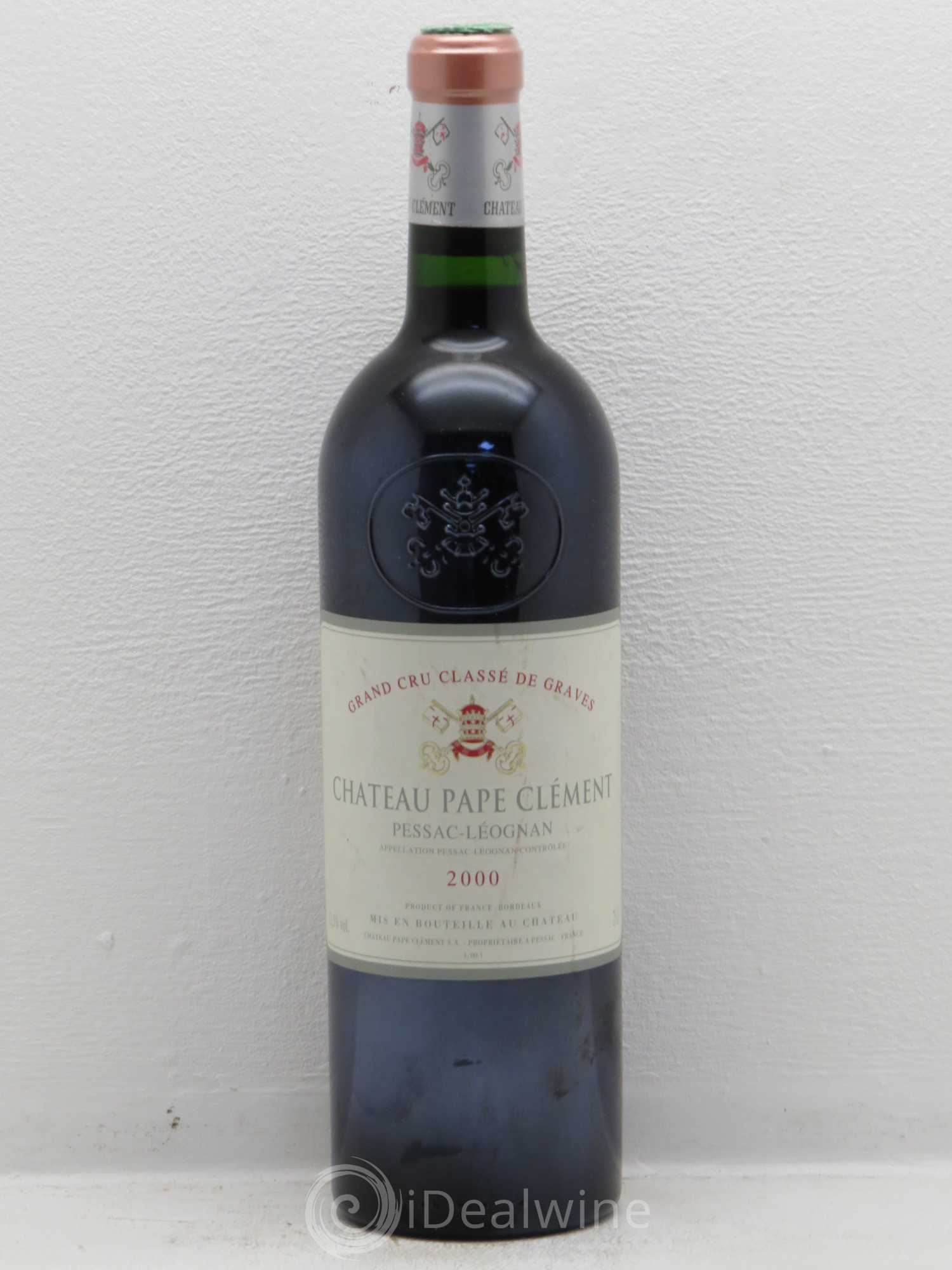 Château Pape Clément Cru Classé de Graves 2000 - Lot de 1 bouteille - 0