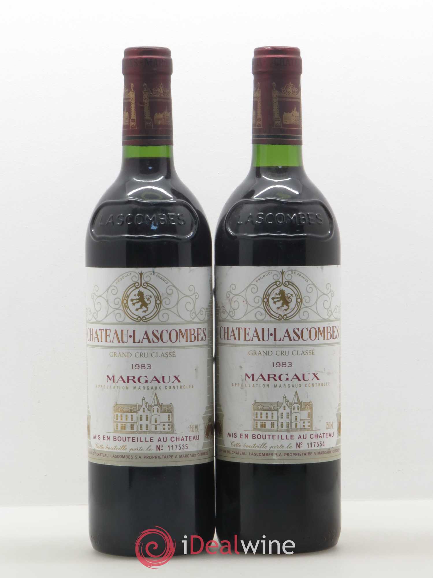 Château Lascombes 2ème Grand Cru Classé 1983 - Lot de 5 bouteilles - 2