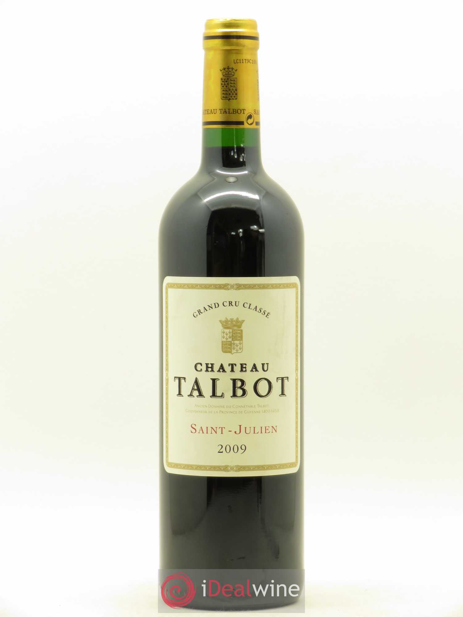 Château Talbot 4ème Grand Cru Classé 2009 - Lot de 1 bouteille - 0