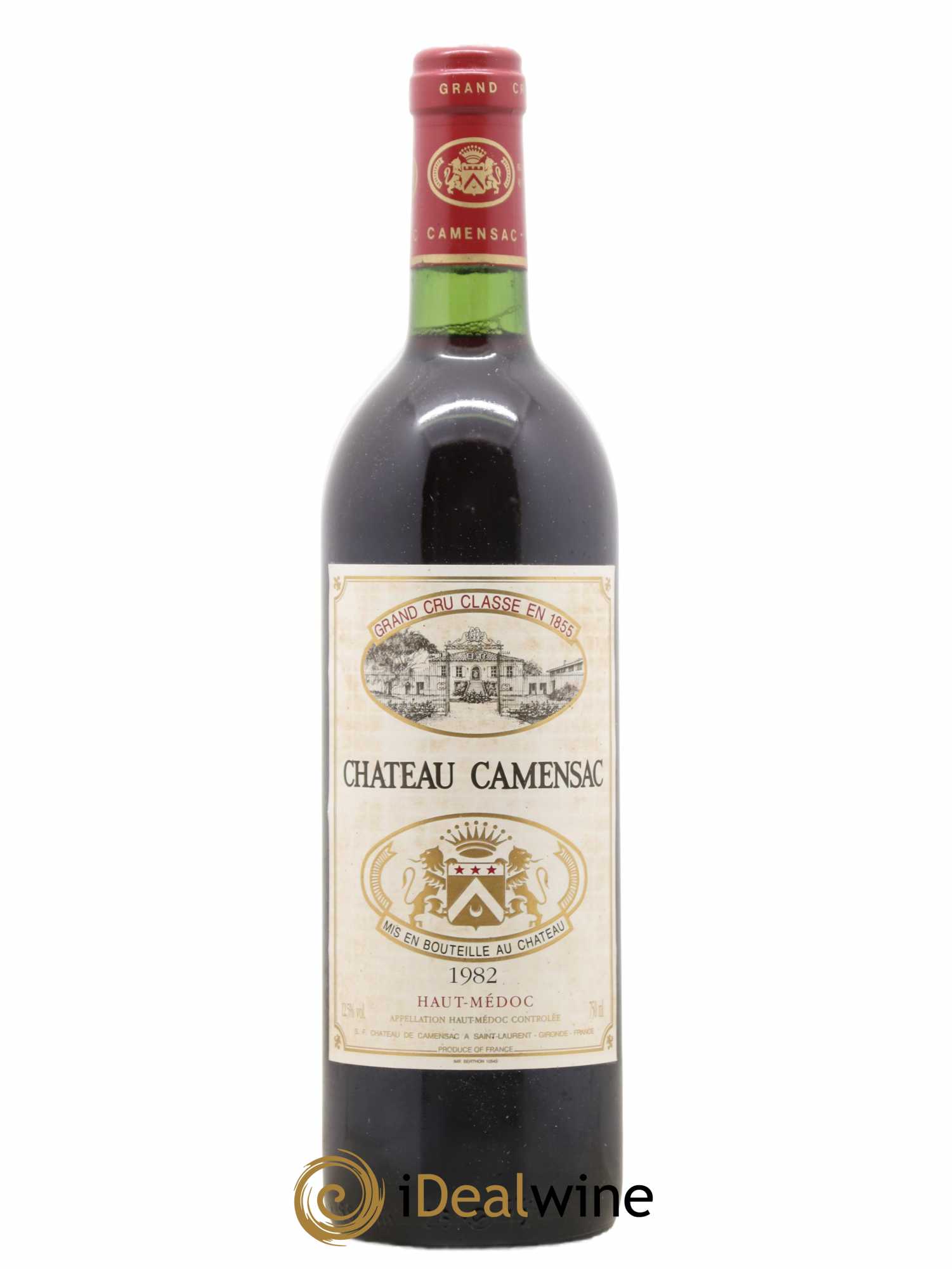Château Camensac 5ème Grand Cru Classé 1982 - Lot de 1 bouteille - 0