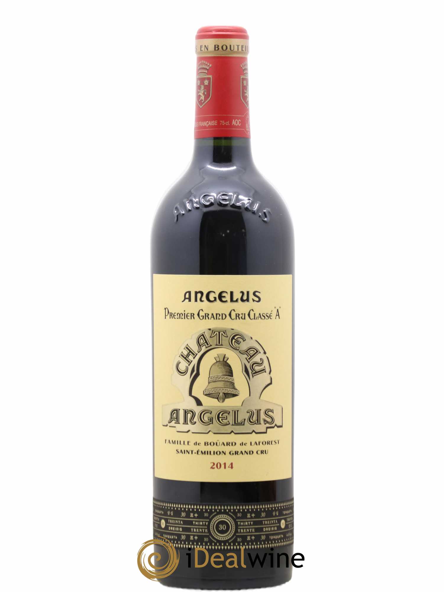Château Angélus 1er Grand Cru Classé A 2014 - Lot de 1 bouteille - 0