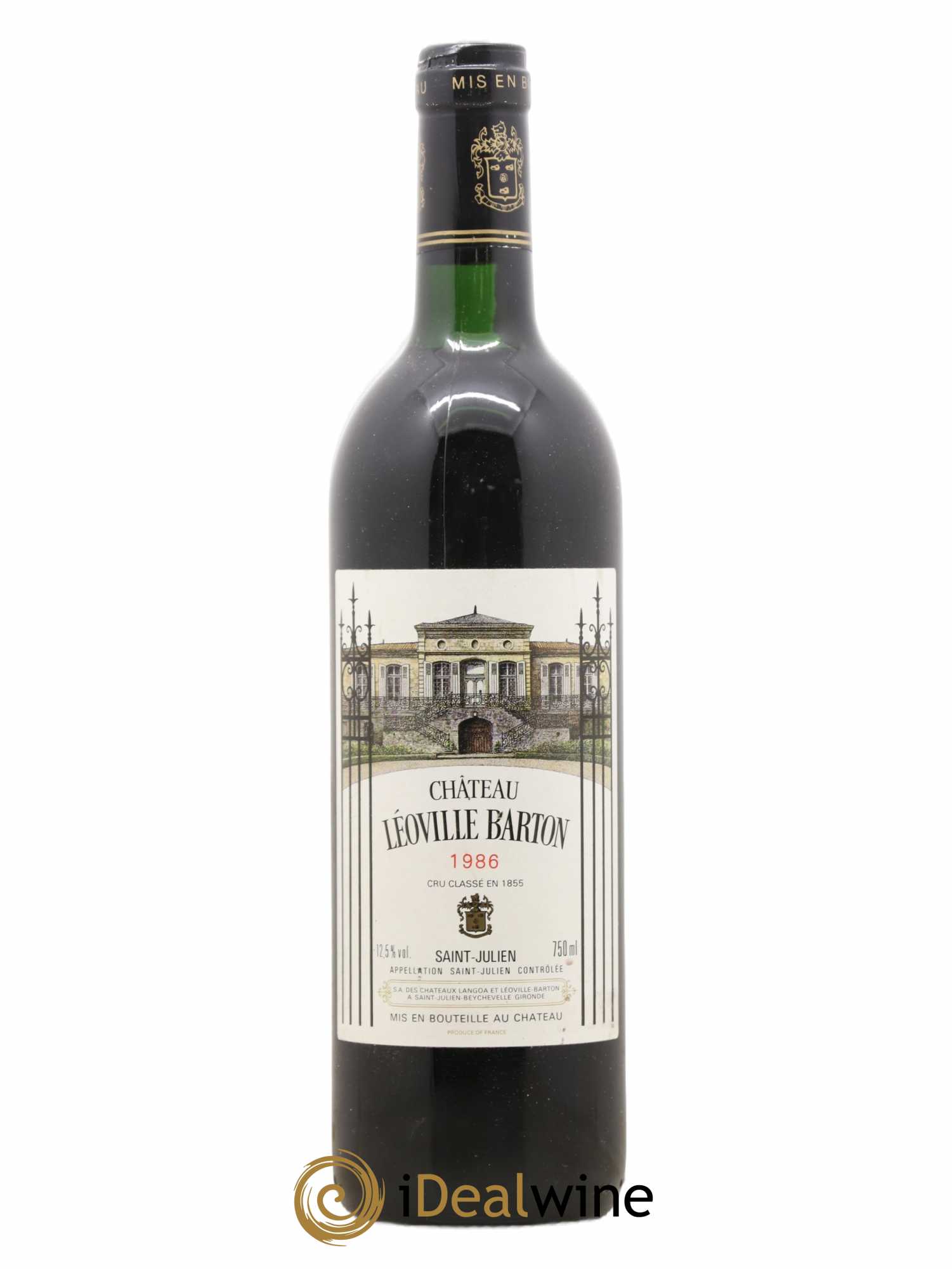 Château Léoville Barton 2ème Grand Cru Classé 1986 - Lot de 1 bouteille - 0