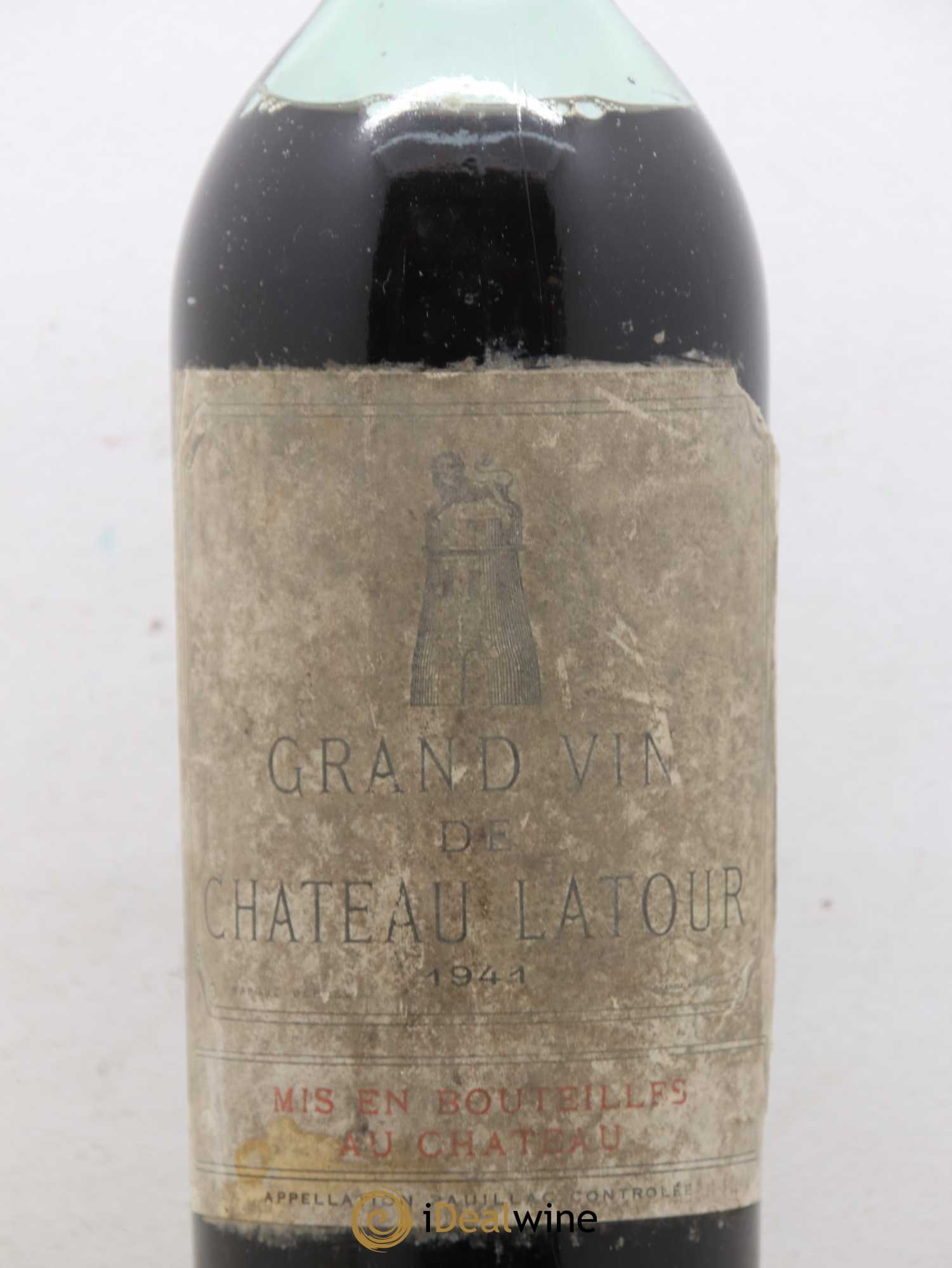 Château Latour 1er Grand Cru Classé 1941 - Lot de 1 bouteille - 1